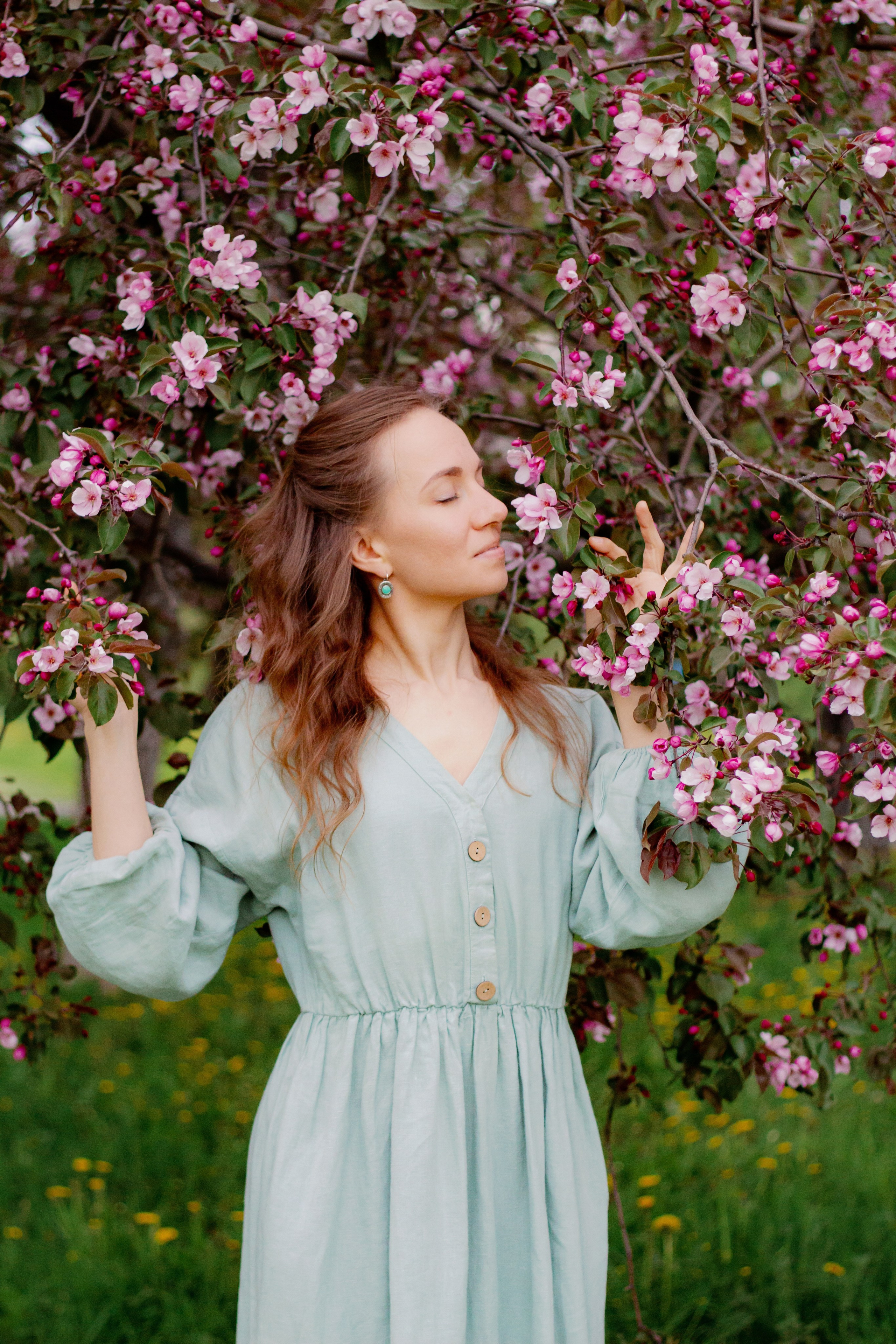 Фотосессия с цветущими яблонями, Екатеринбург. Фотопрогулка. Фотограф в Екатеринбурге Пойгина Елена