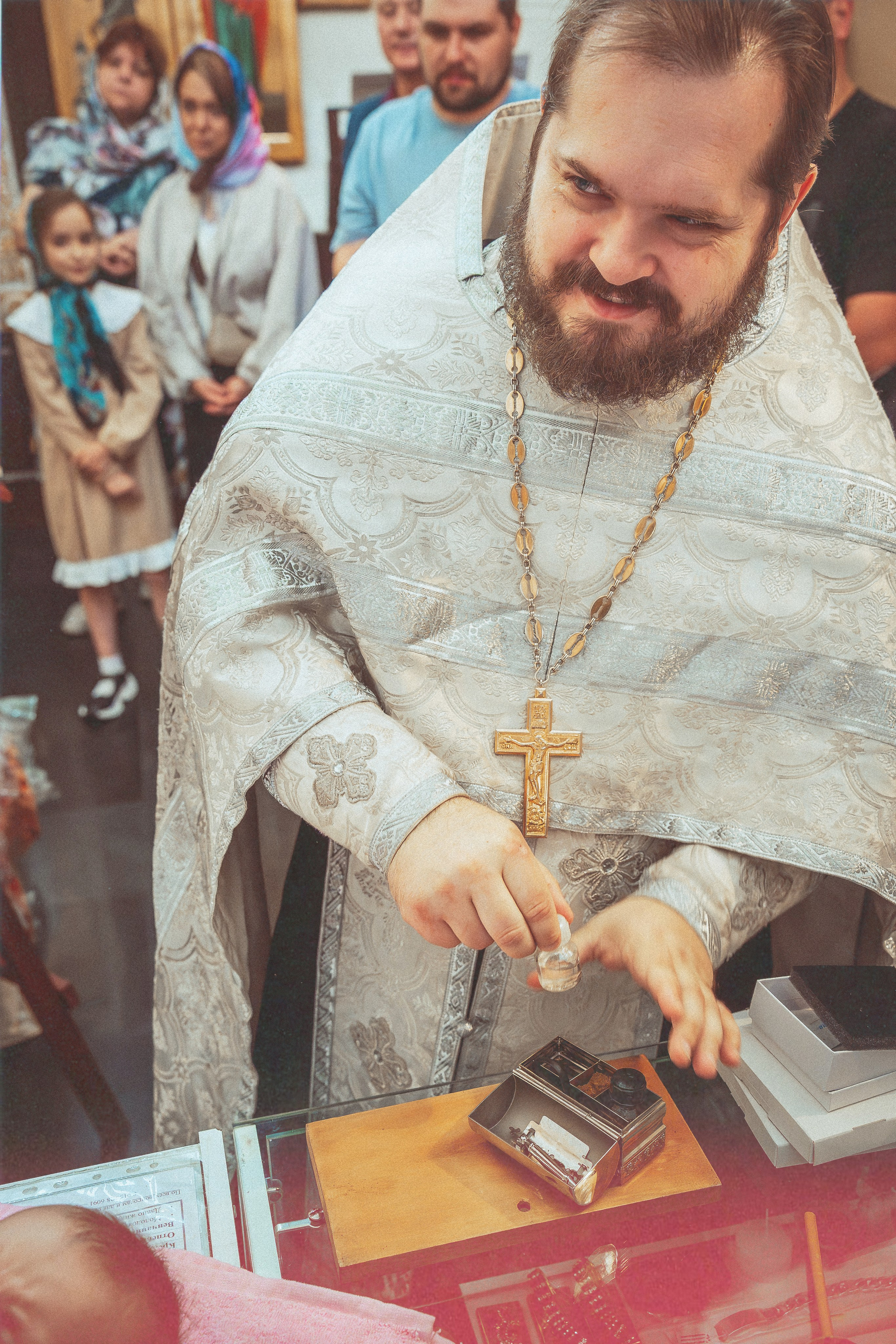 Крещение Анастасии в храме Михаила Тверского. Фотограф Евгений Егоров