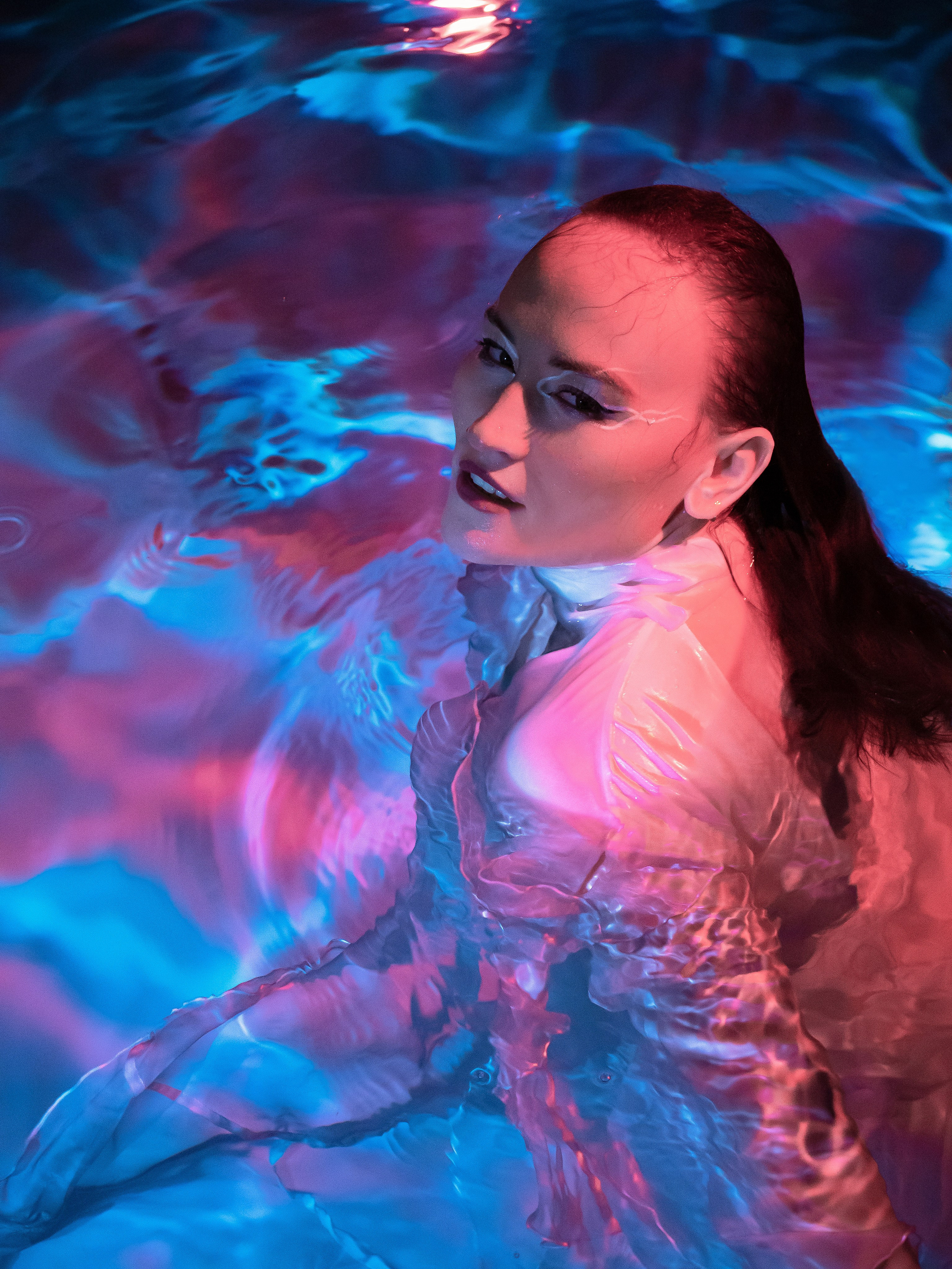 Персональная съёмка под водой для Мили. Фотограф Кристина Берг