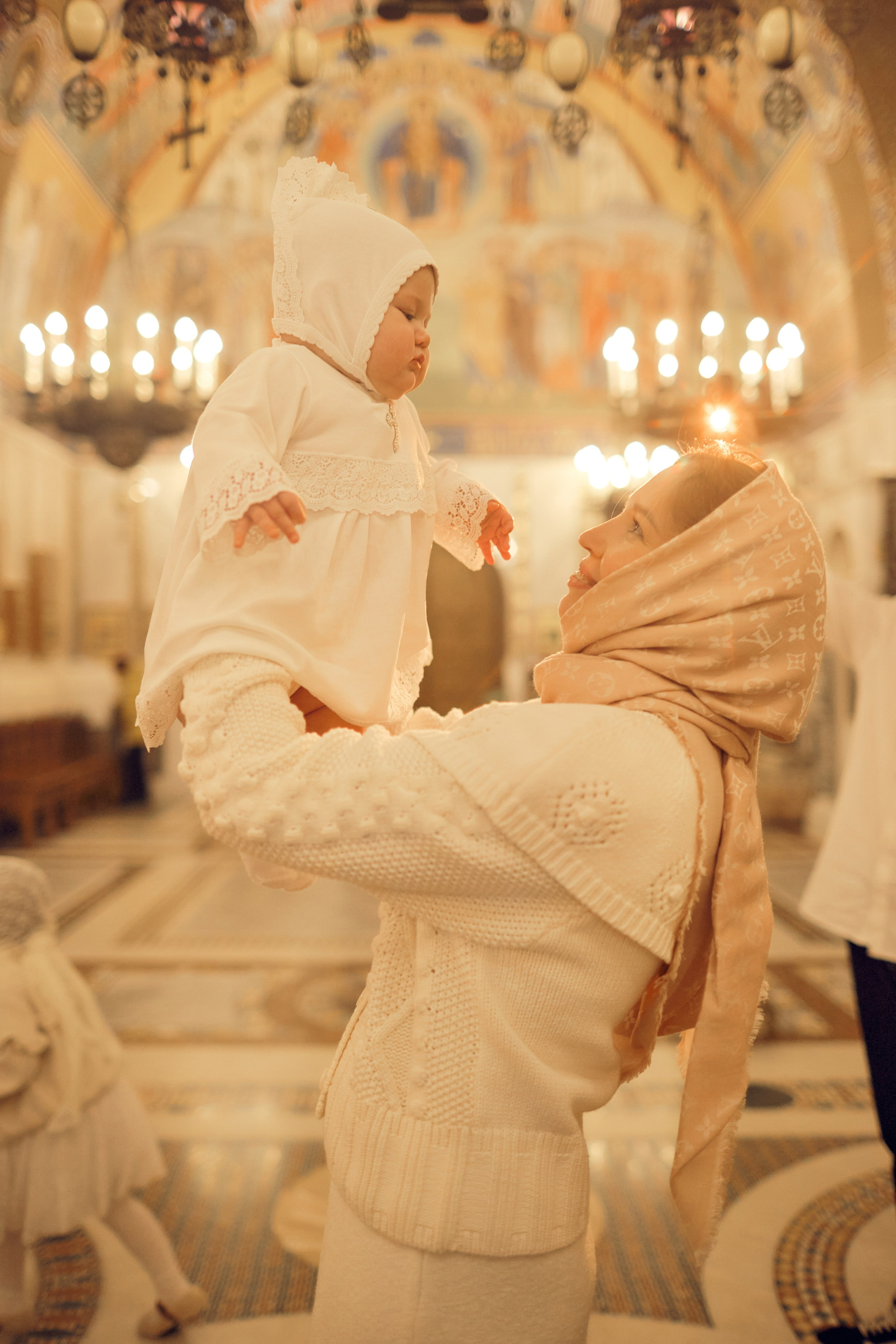 Таинство Крещения. Фотограф Москва|Ясенево Яна Новокрещенных