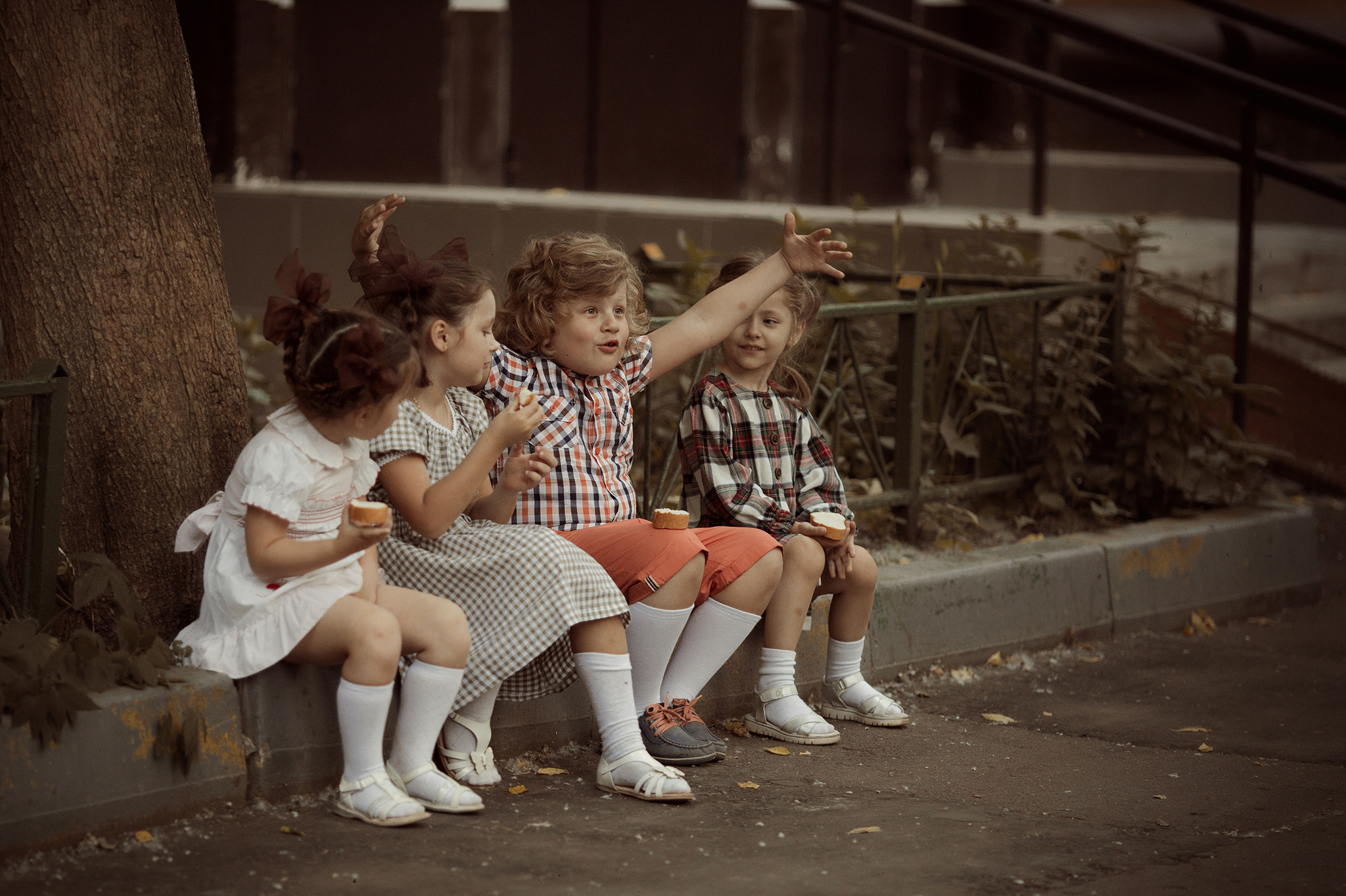 Ребята с нашего двора. Семейный фотограф в Москве Марина Петра