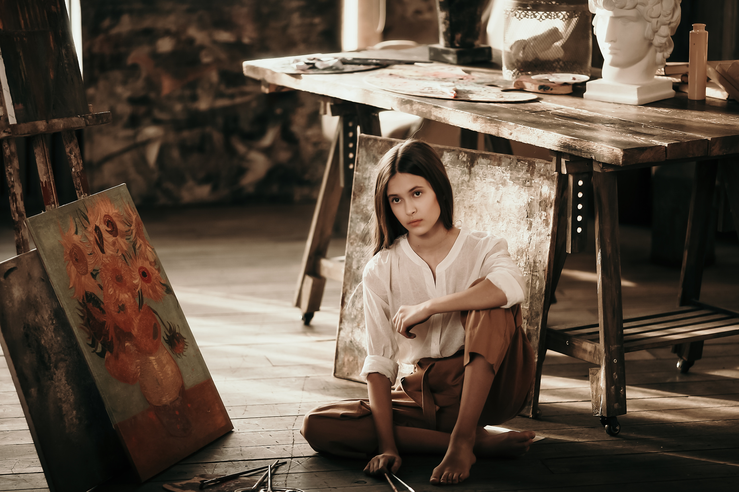 Художница Варя. Семейный фотограф в Москве Марина Петра