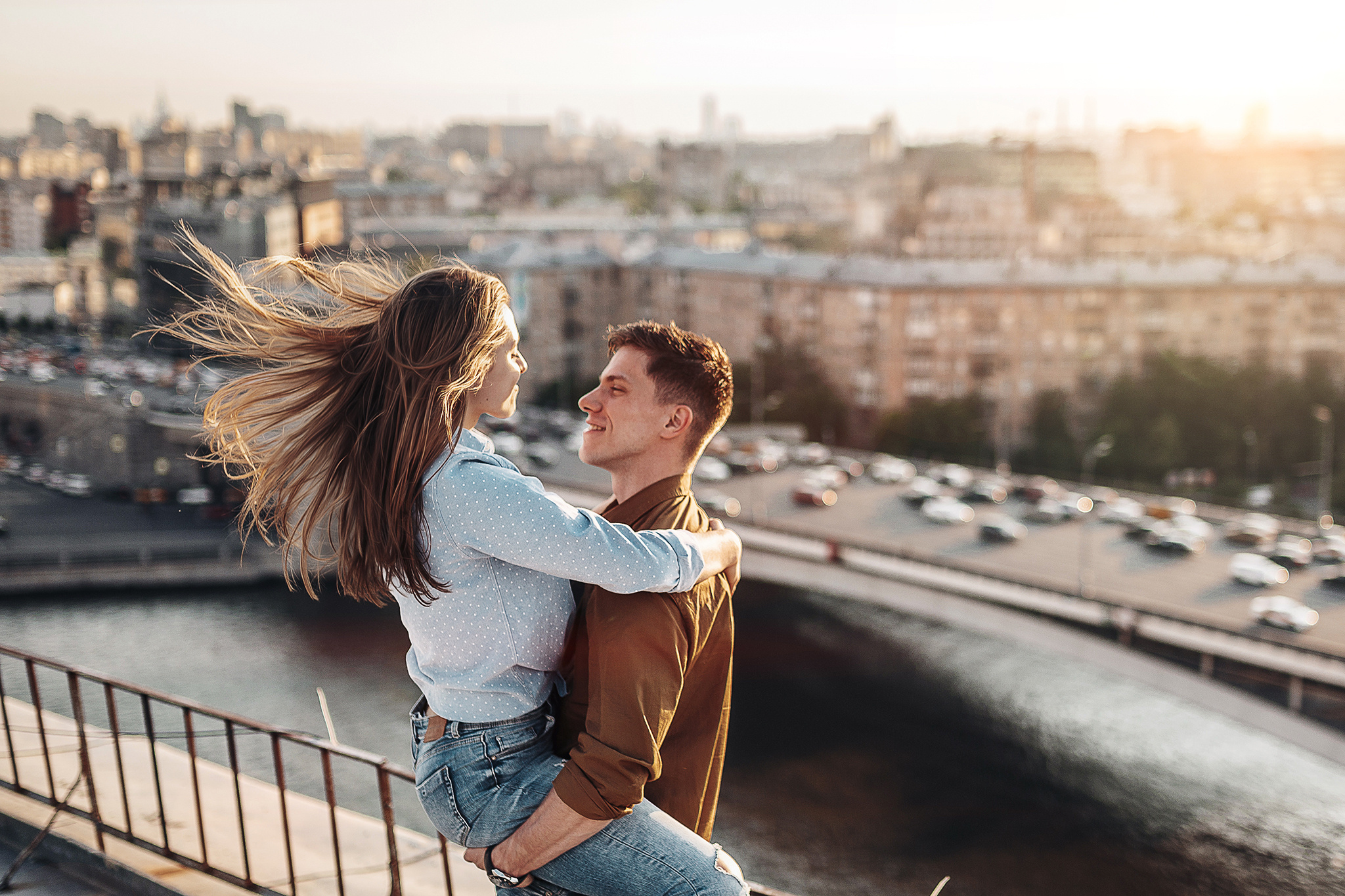 Игорь и Соня на крыше. Семейный фотограф в Москве Марина Петра