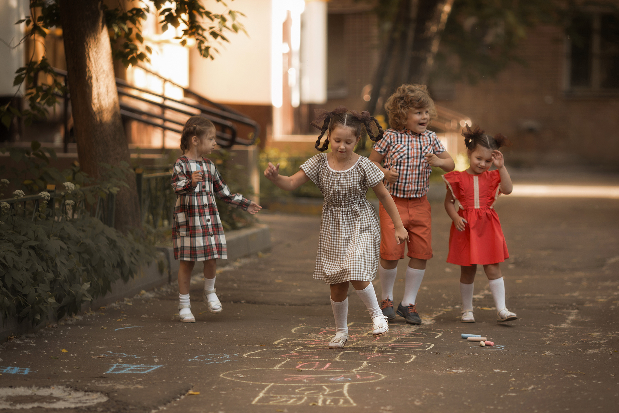 Ребята с нашего двора. Семейный фотограф в Москве Марина Петра