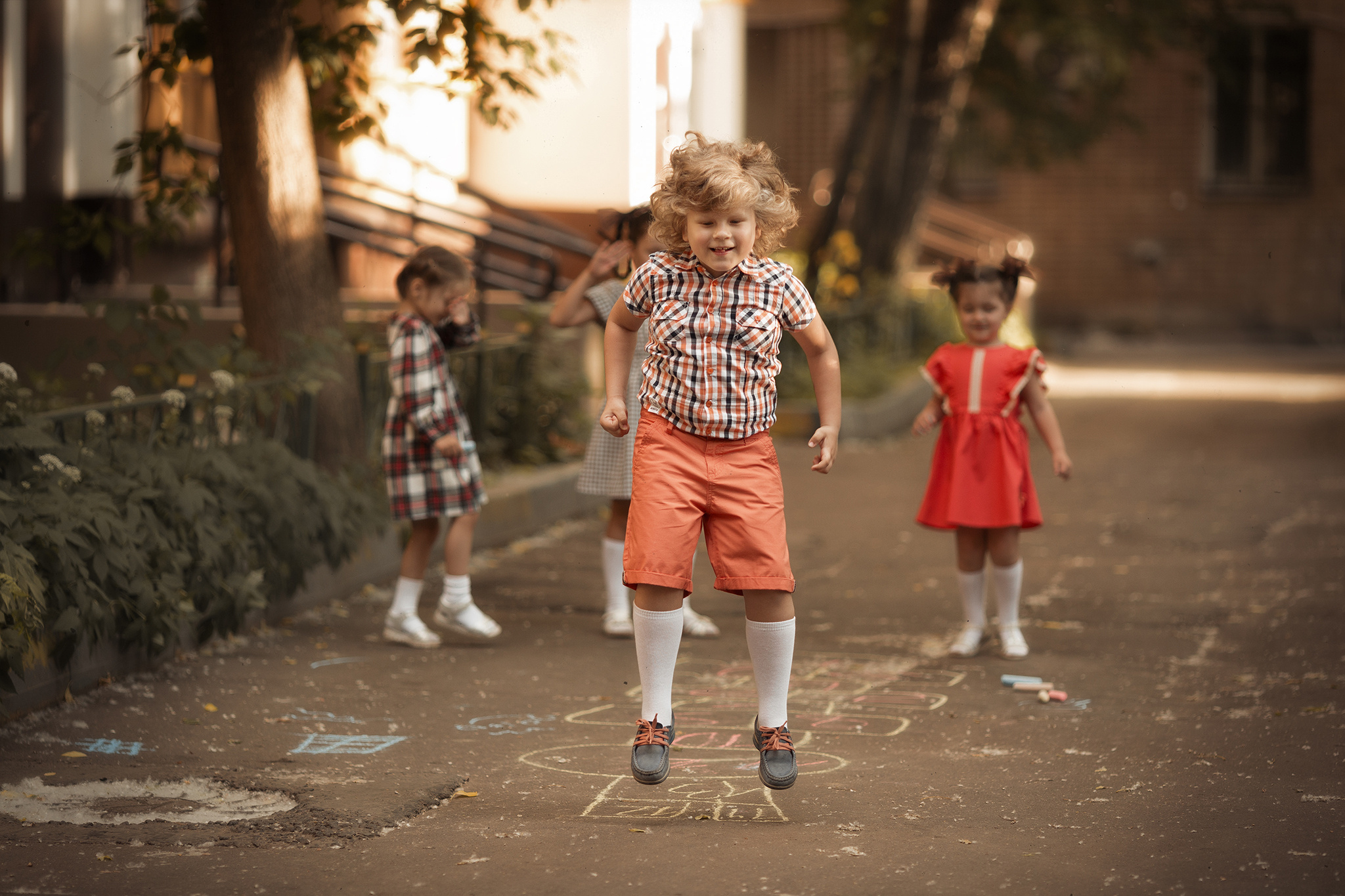 Ребята с нашего двора. Семейный фотограф в Москве Марина Петра