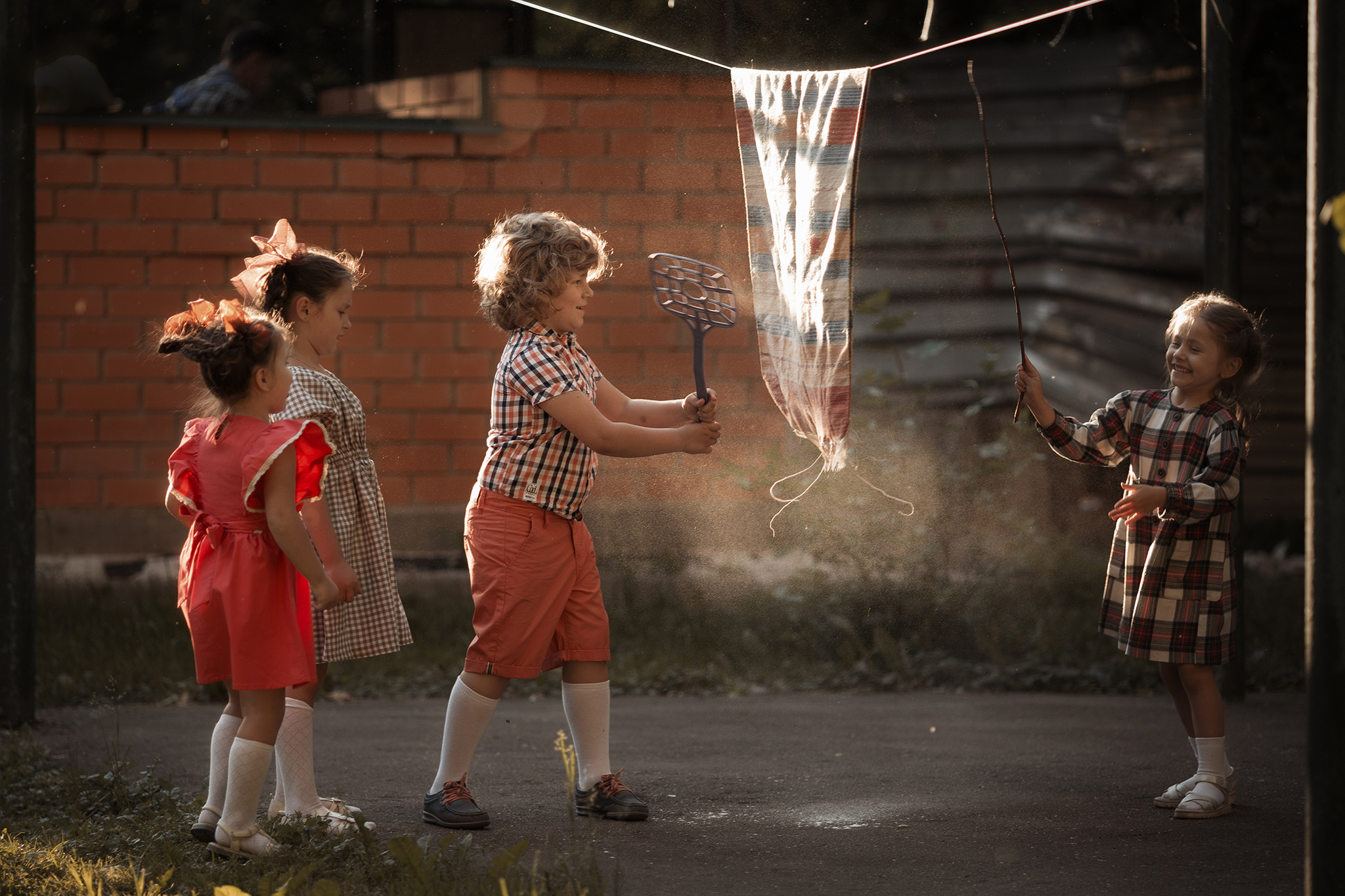 Ребята с нашего двора. Семейный фотограф в Москве Марина Петра