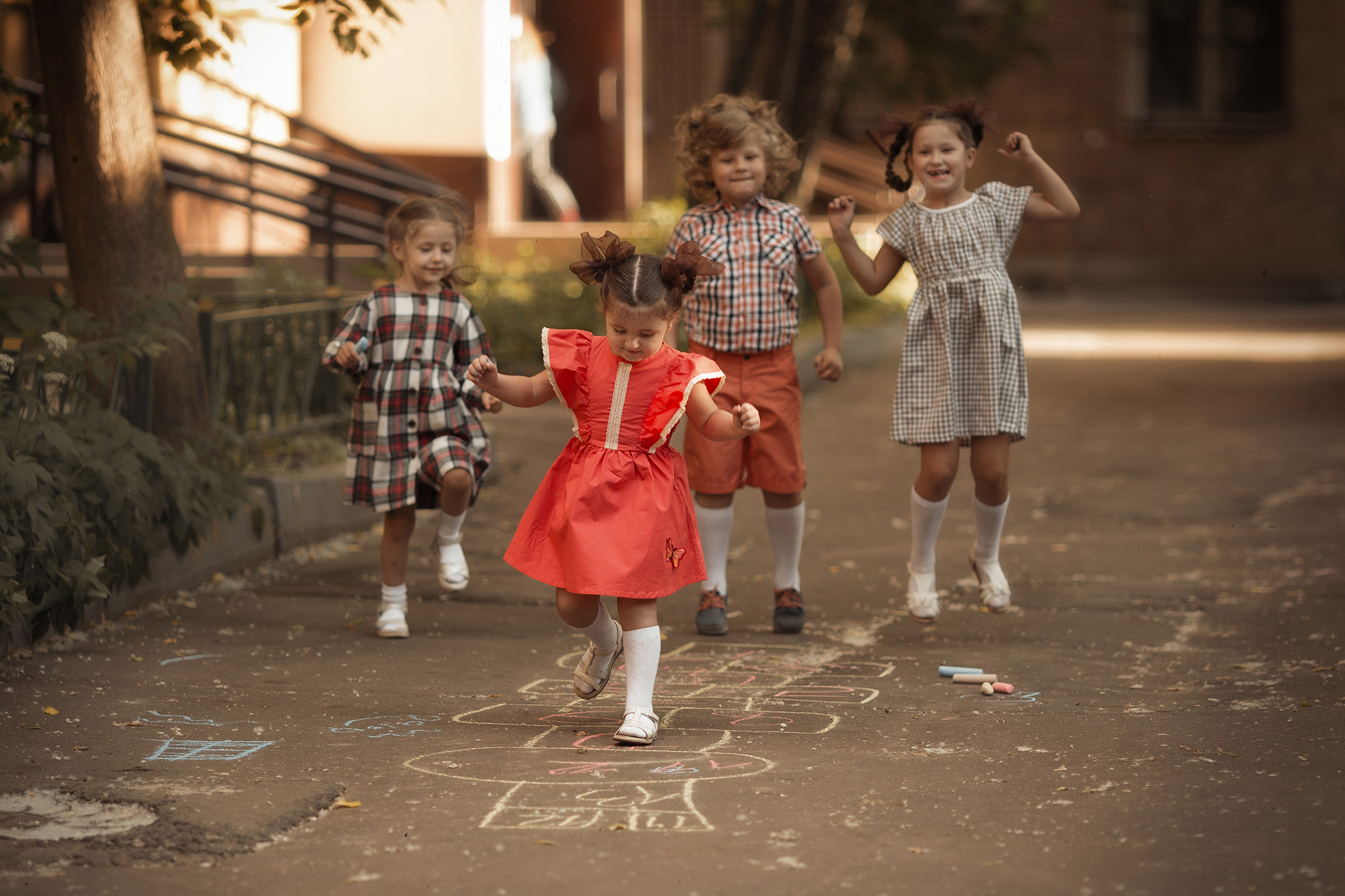 Ребята с нашего двора. Семейный фотограф в Москве Марина Петра