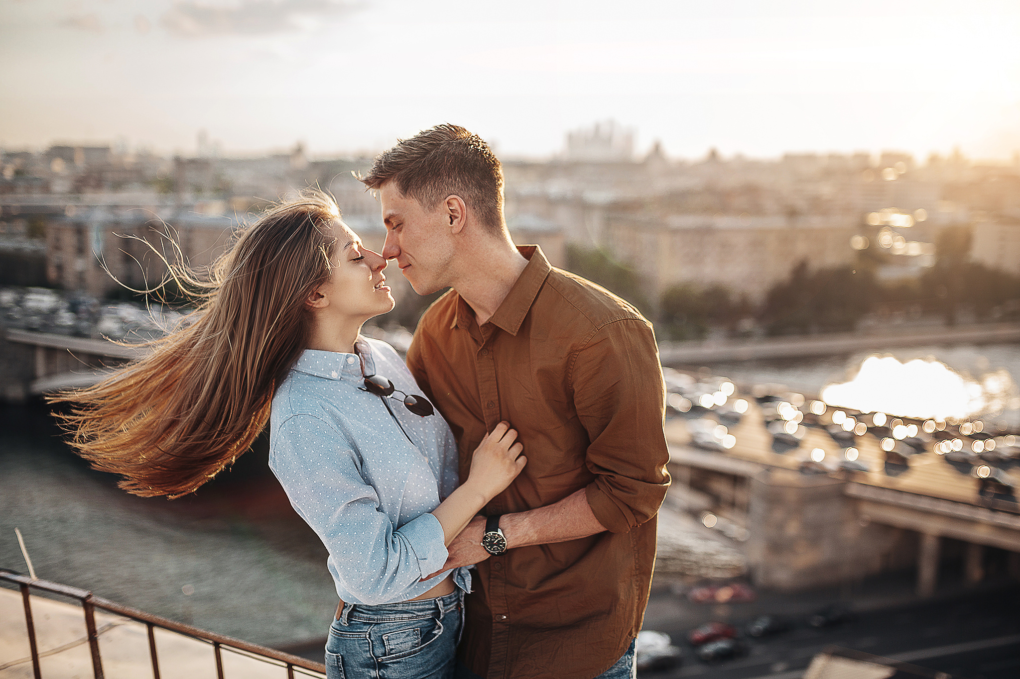 Игорь и Соня на крыше. Семейный фотограф в Москве Марина Петра