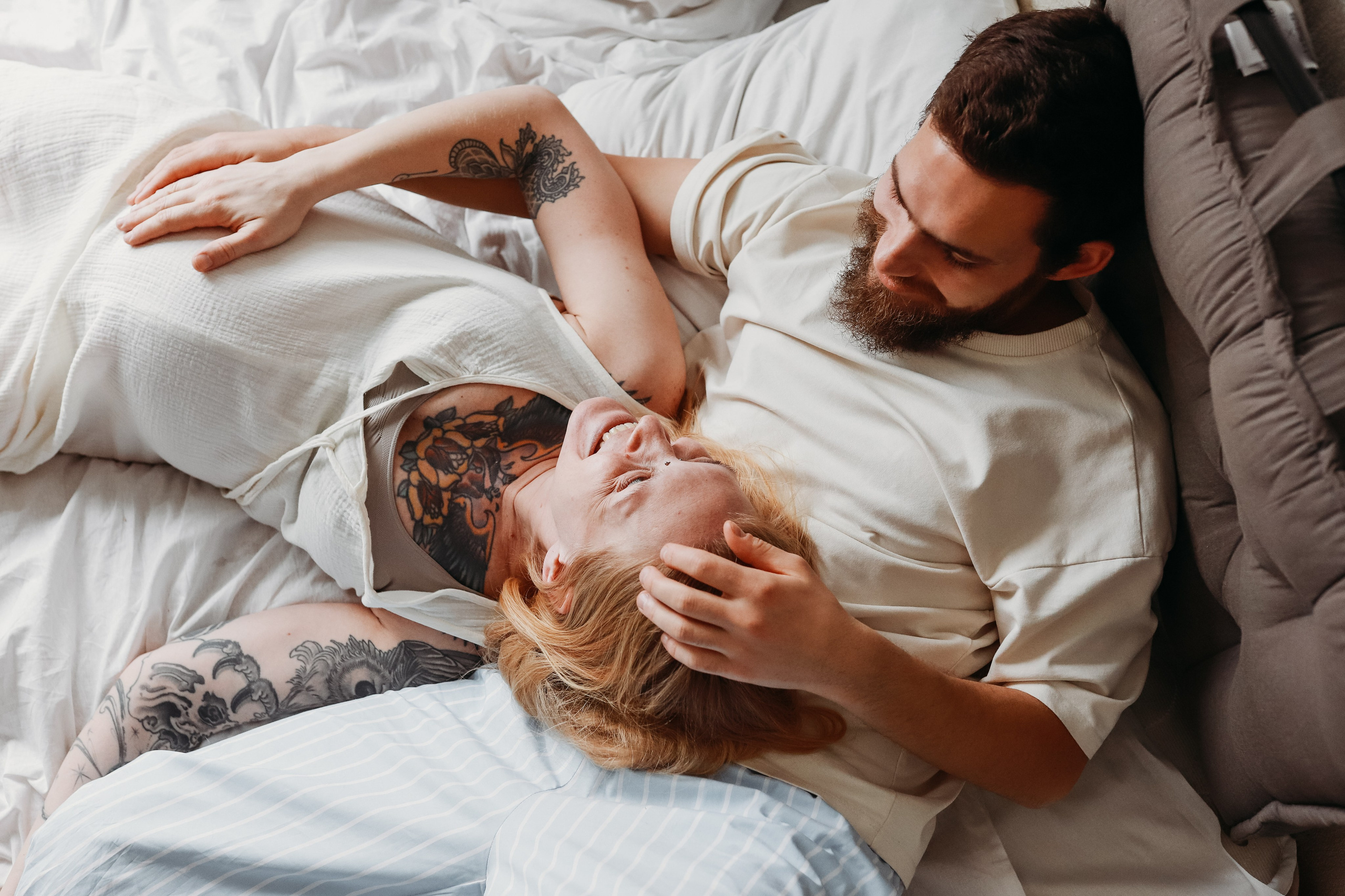 Наталья и Артем, домашняя. Семейный фотограф Москва