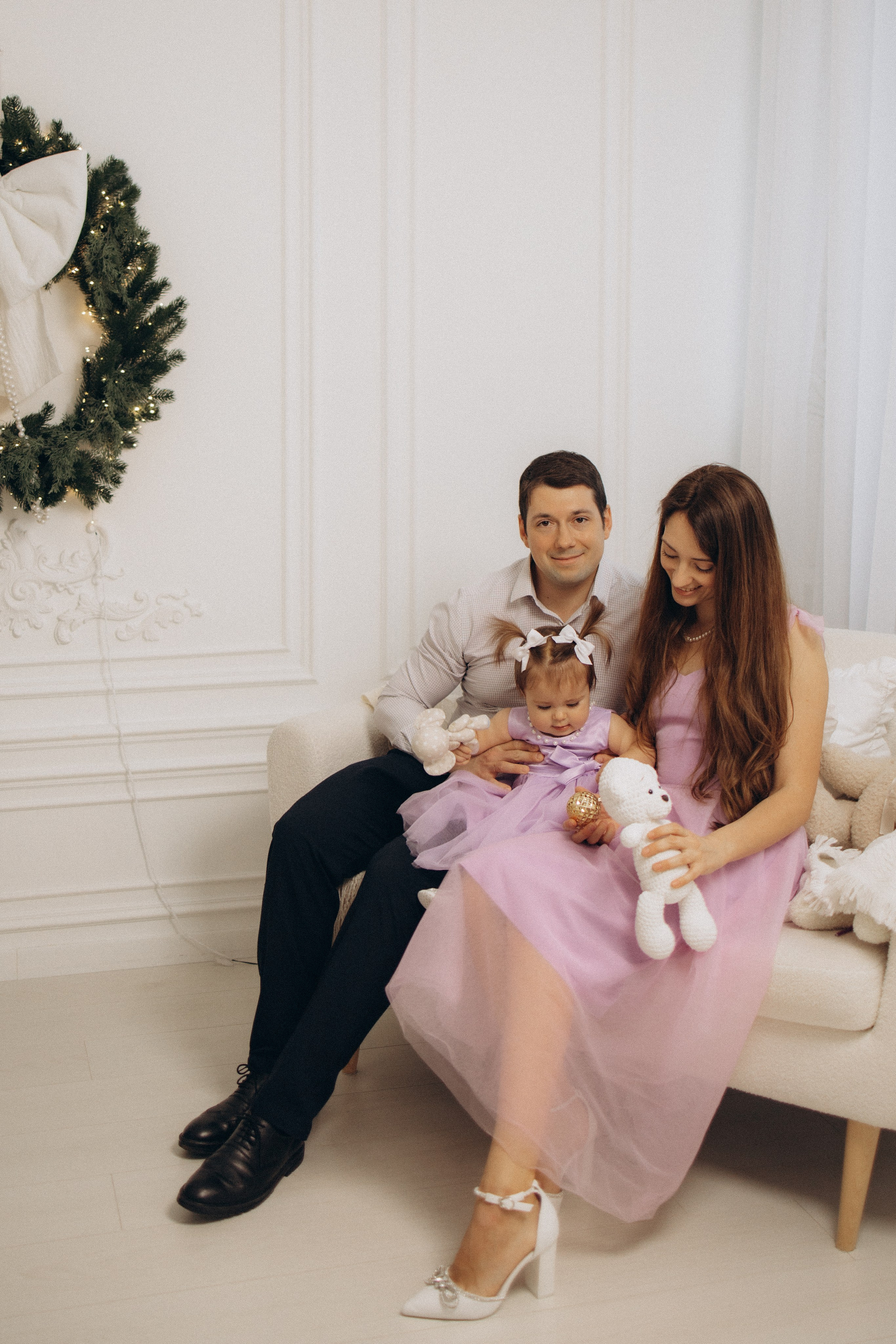 Новый год маленькой Анечки. Семейный фотограф в Москве Анастасия Шалда