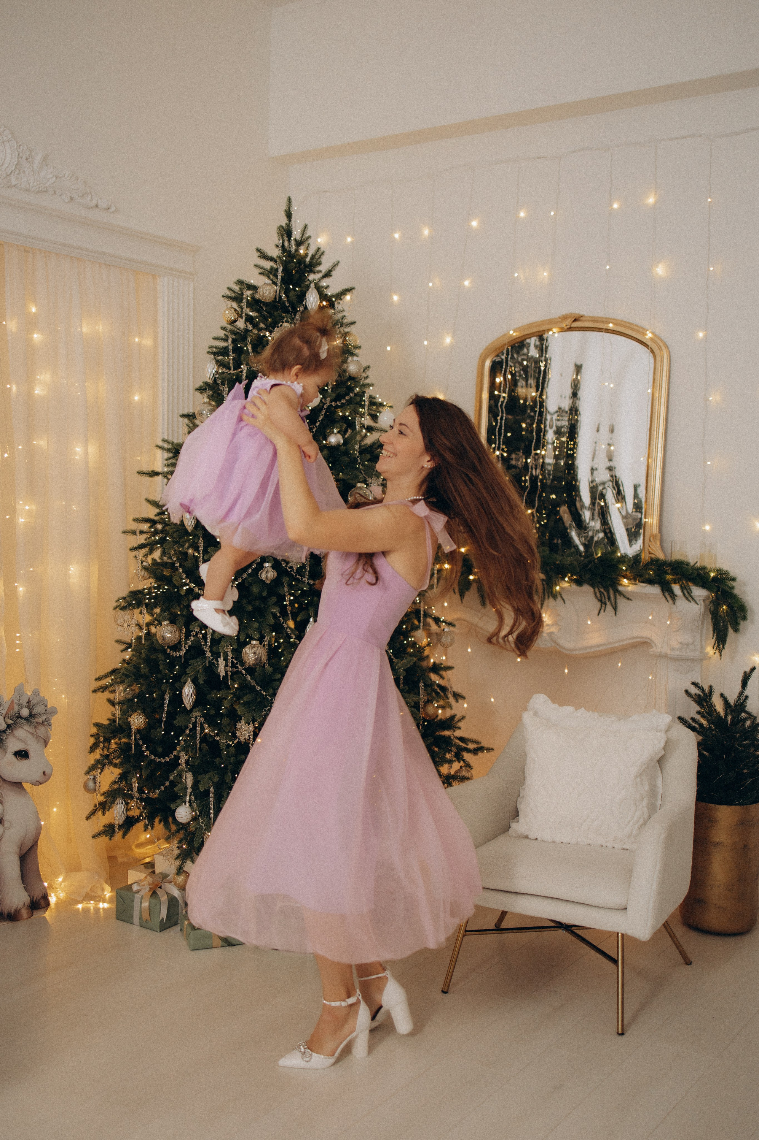 Новый год маленькой Анечки. Семейный фотограф в Москве Анастасия Шалда