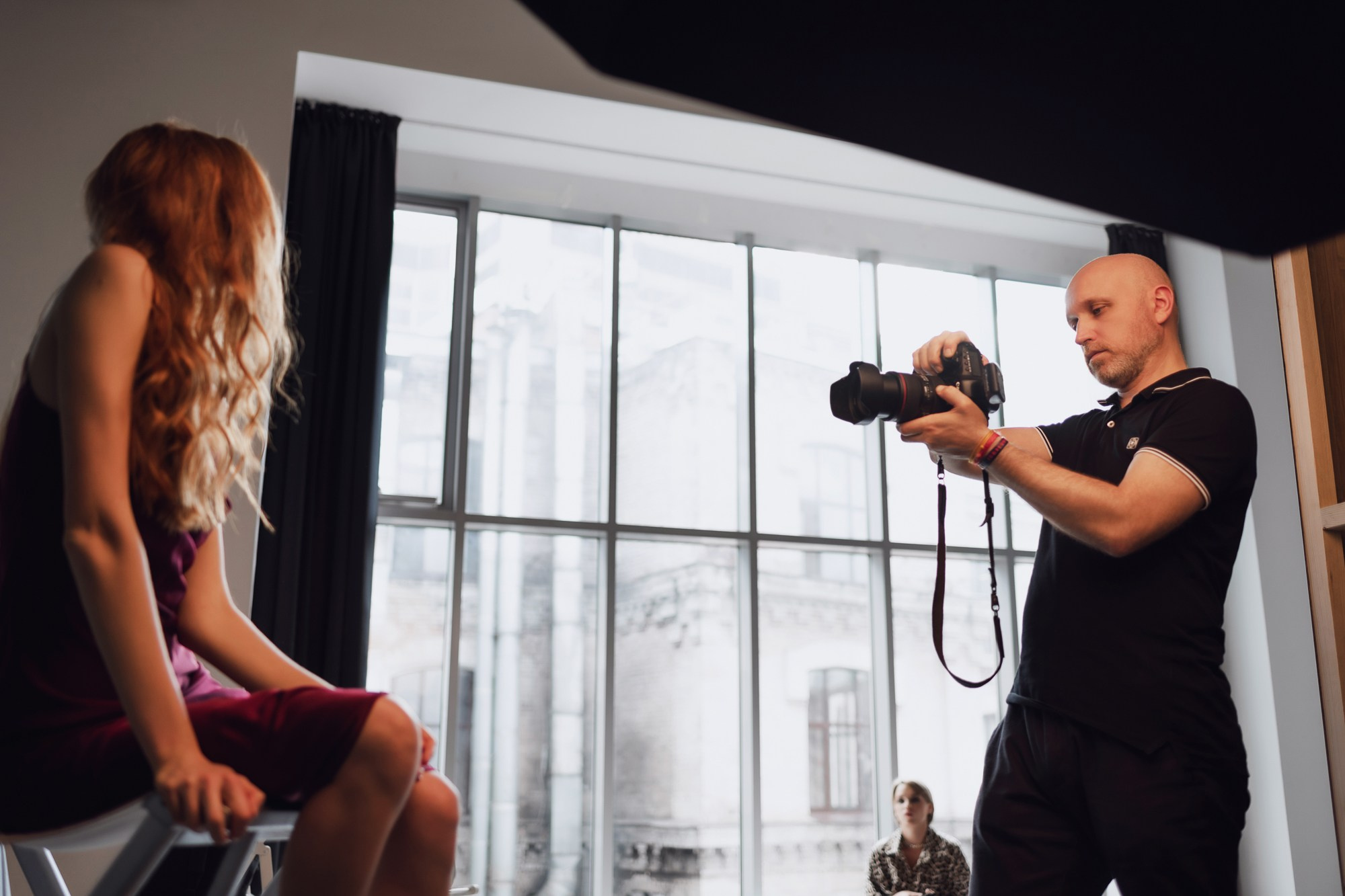 фотосессия бэкстейджа со съемок