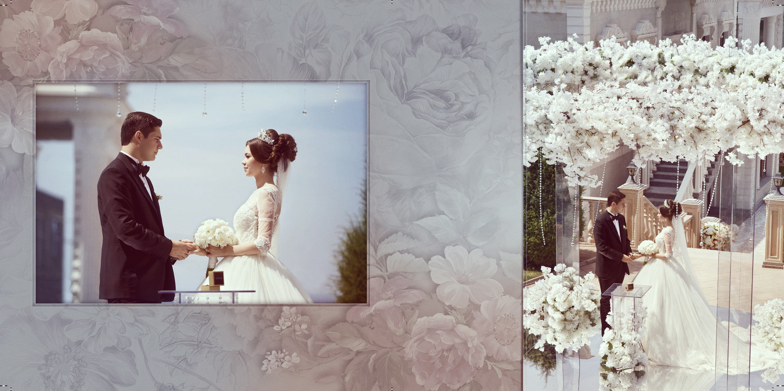 Свадебная фотокнига. Фотограф Кирсанова Наталия. Фотохудожник Наталия Кирсанова