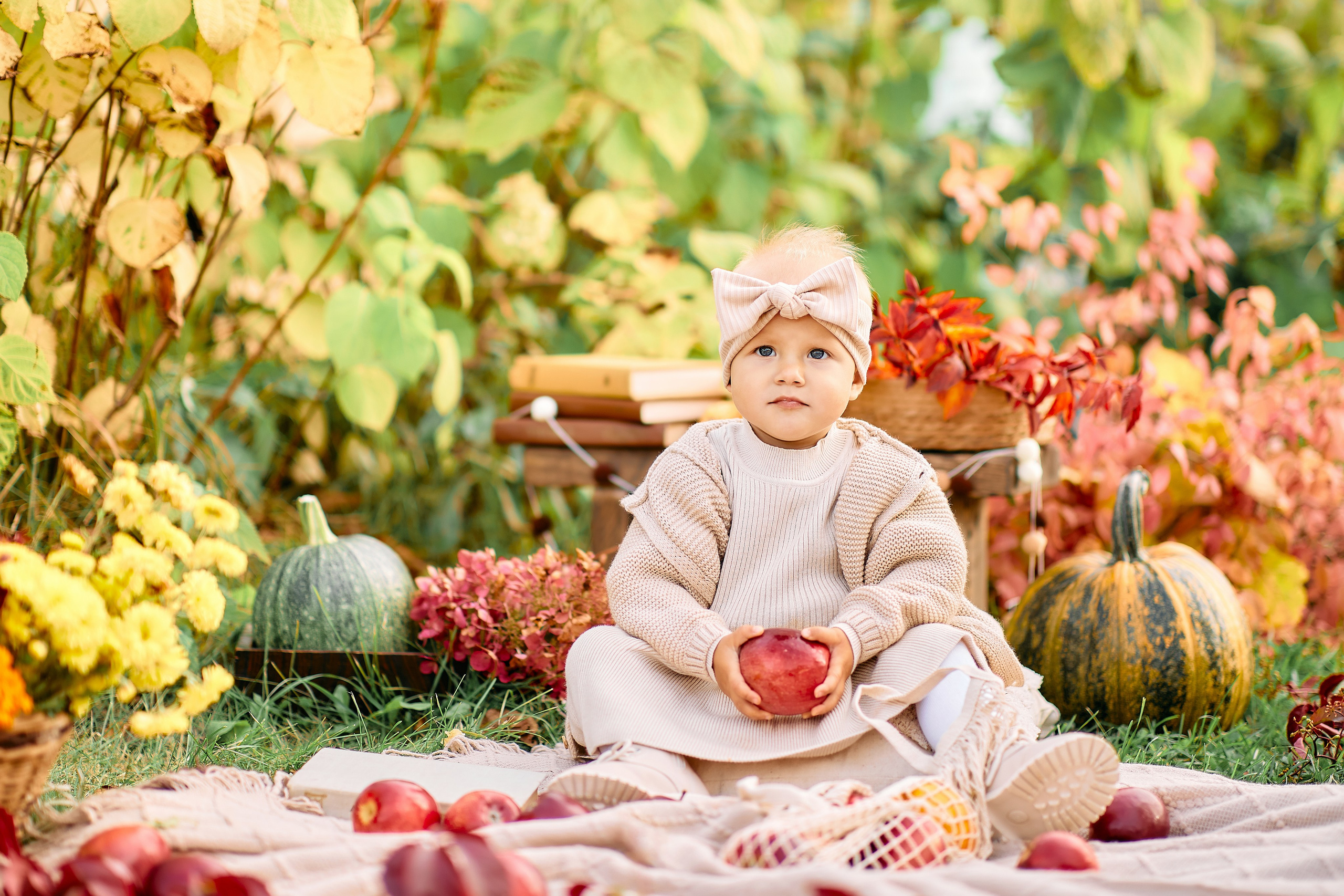 Осень. Фотопроект тыквы. Семейный и детский фотограф в Ярославле Юлия Галашина