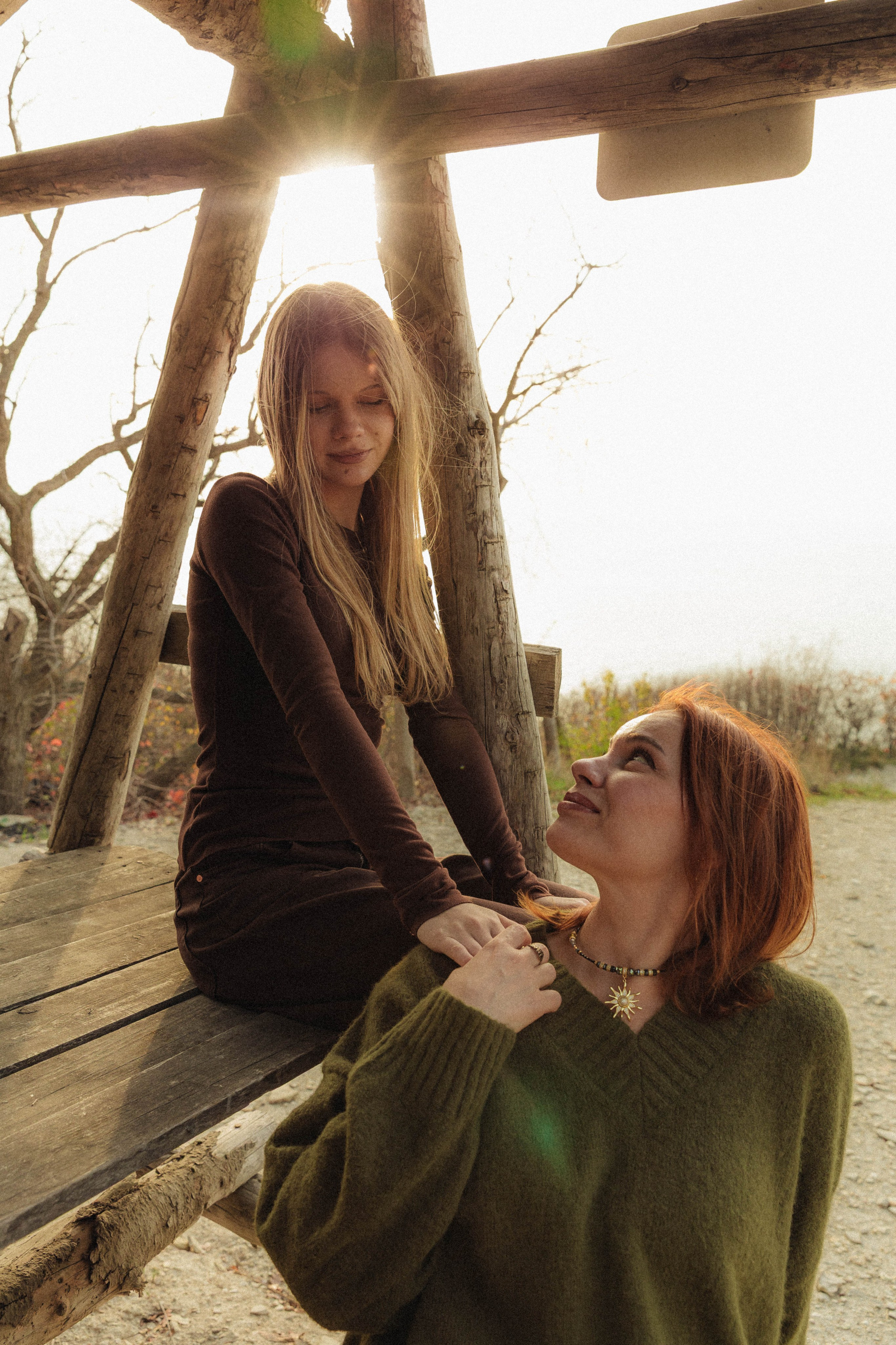 Мама с доченькой. Фотограф Трифон Мира