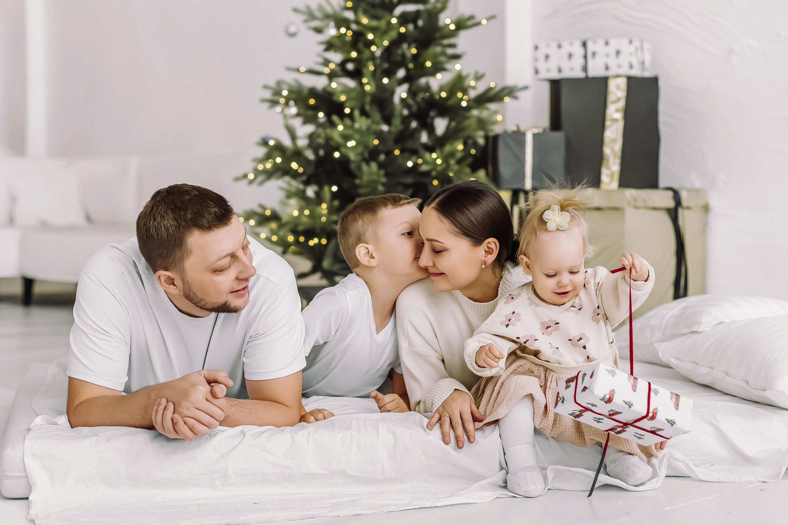 Семья, новый год. Портретный и семейный фотограф в Минске