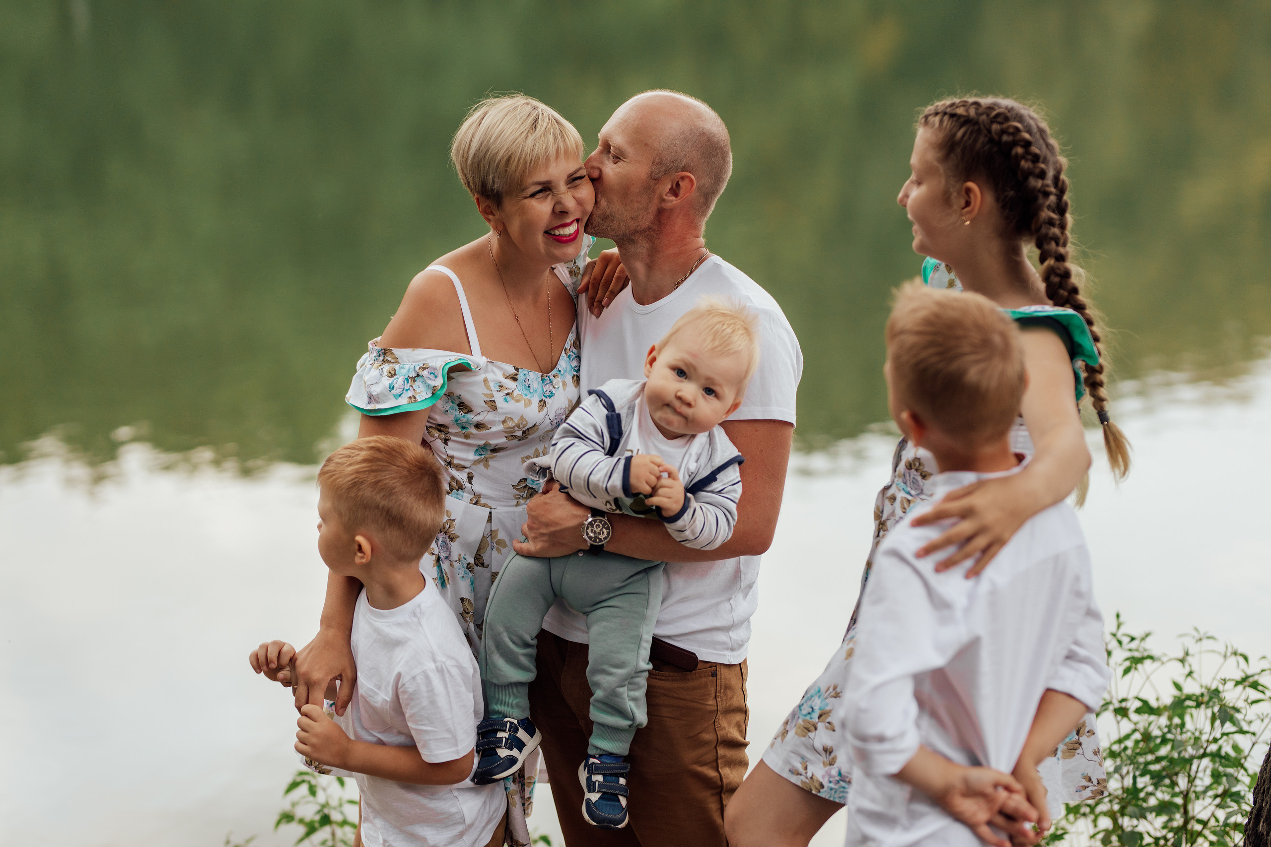 Большая дружная семья. Свадебный и семейный фотограф в Туле и области Маша Костина