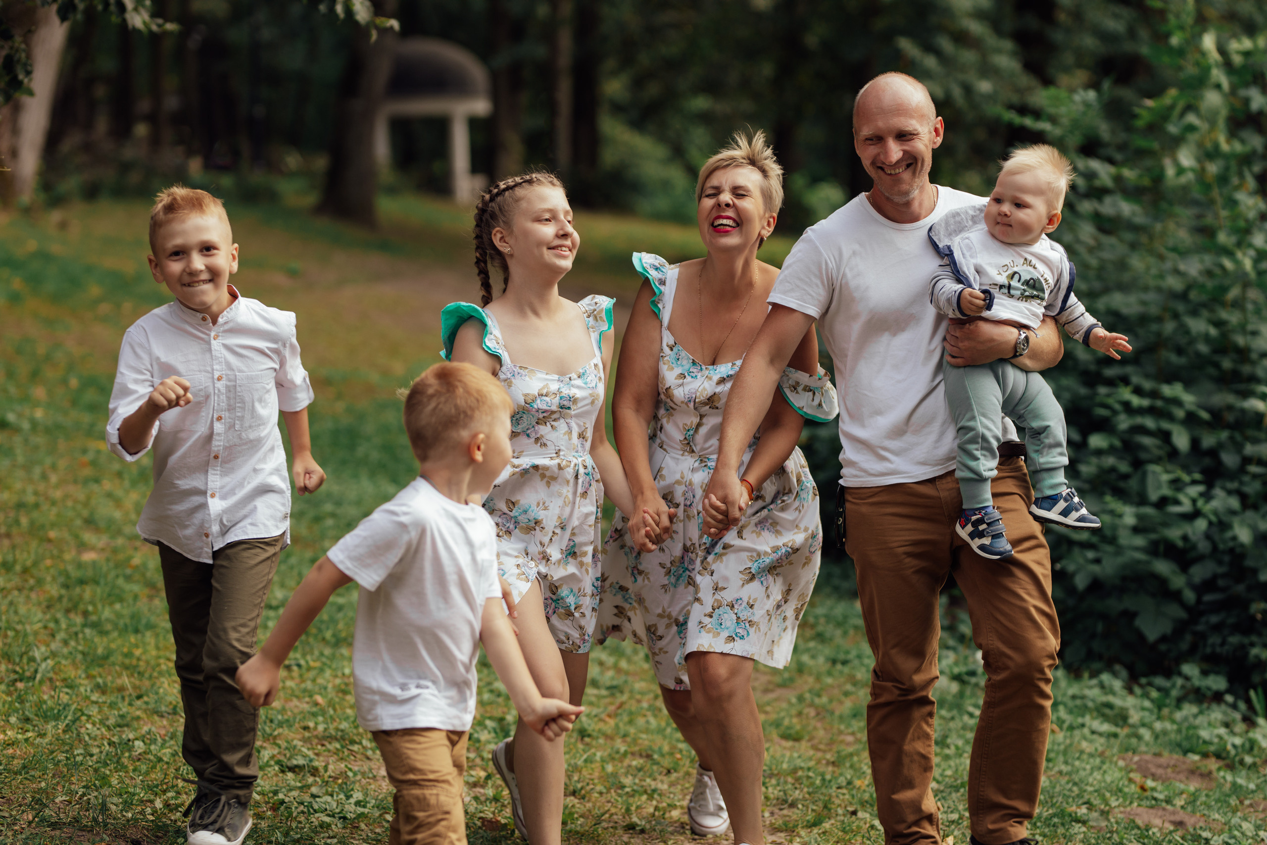 Большая дружная семья. Свадебный и семейный фотограф в Туле и области Маша Костина