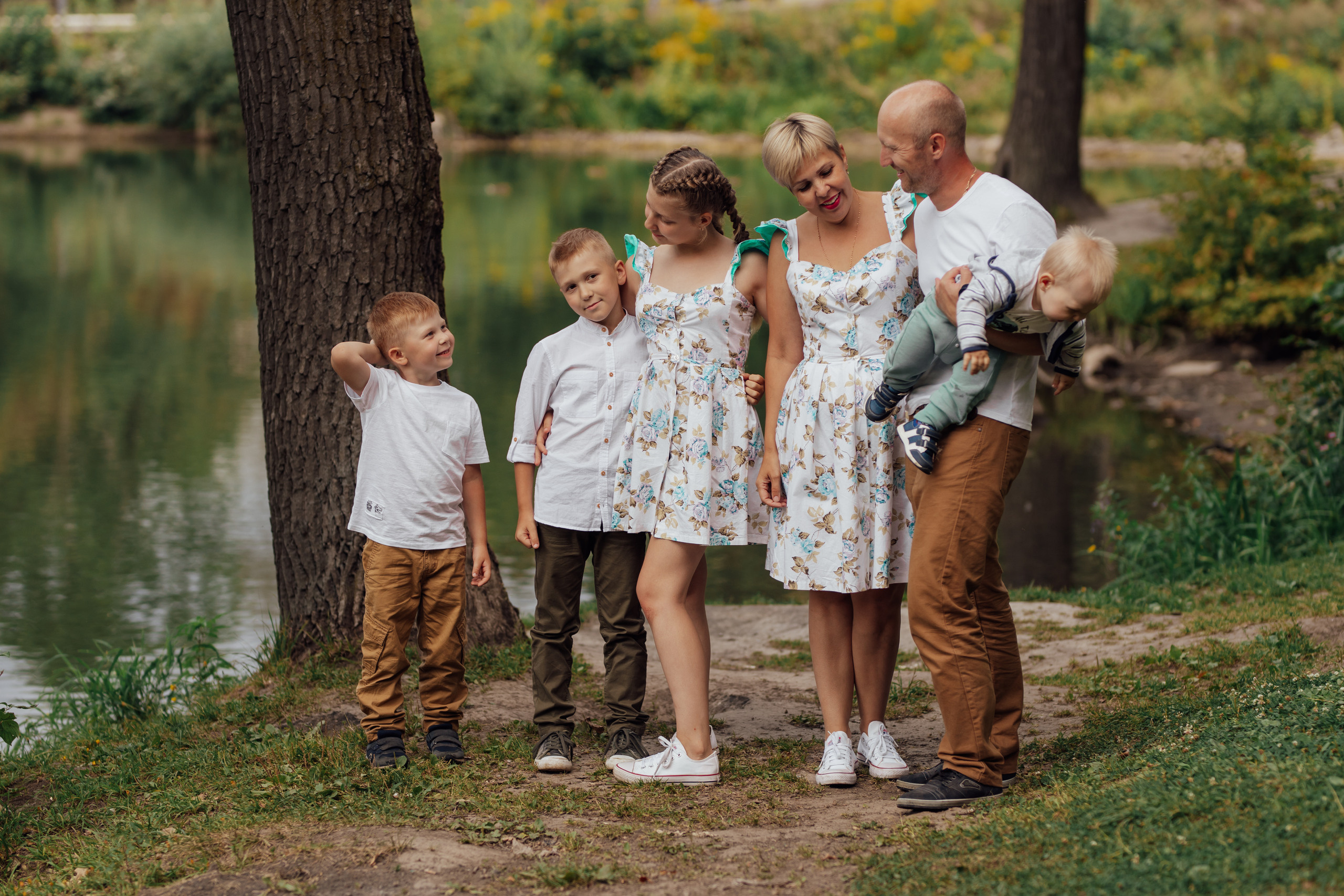 Большая дружная семья. Свадебный и семейный фотограф в Туле и области Маша Костина