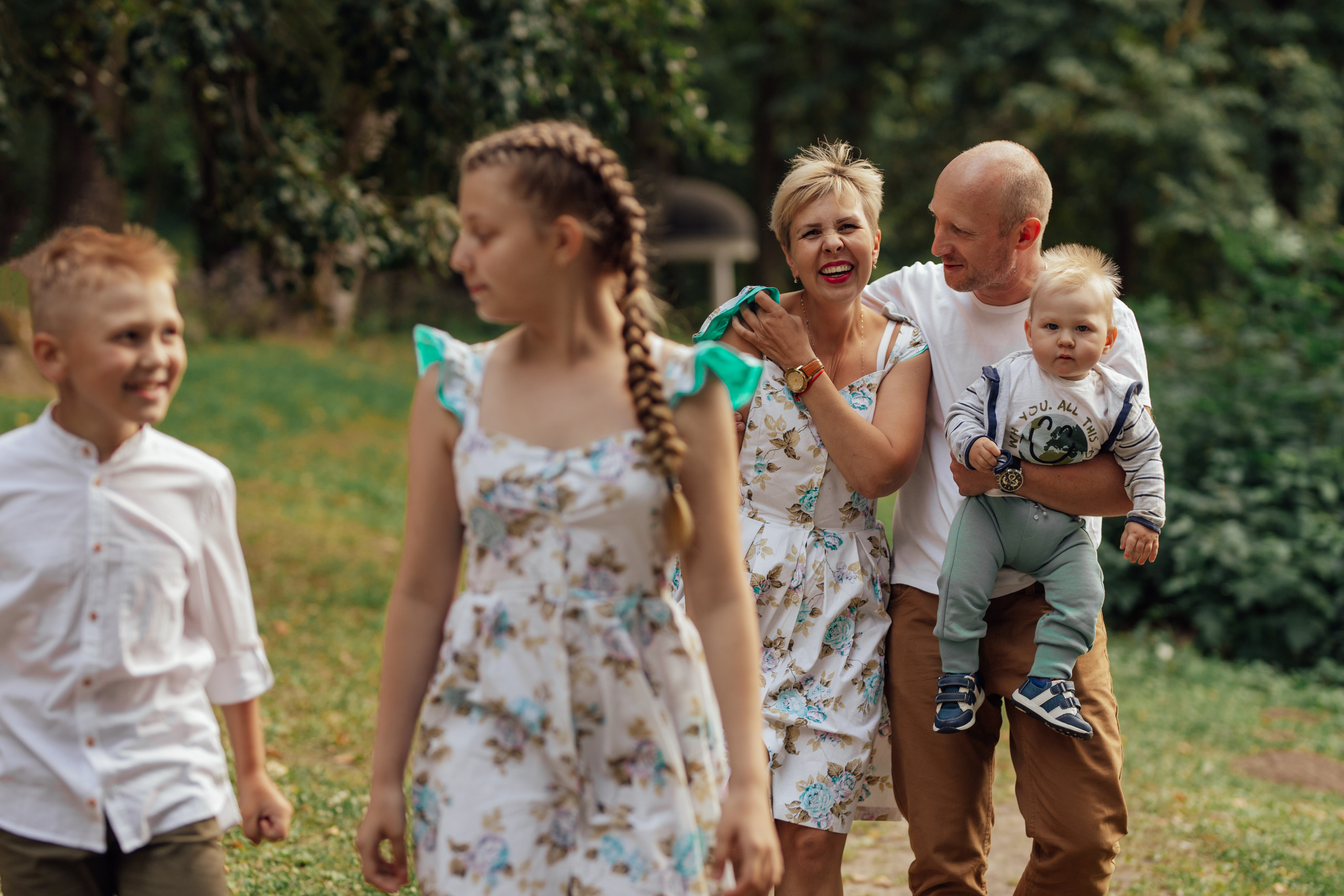 Большая дружная семья. Свадебный и семейный фотограф в Туле и области Маша Костина