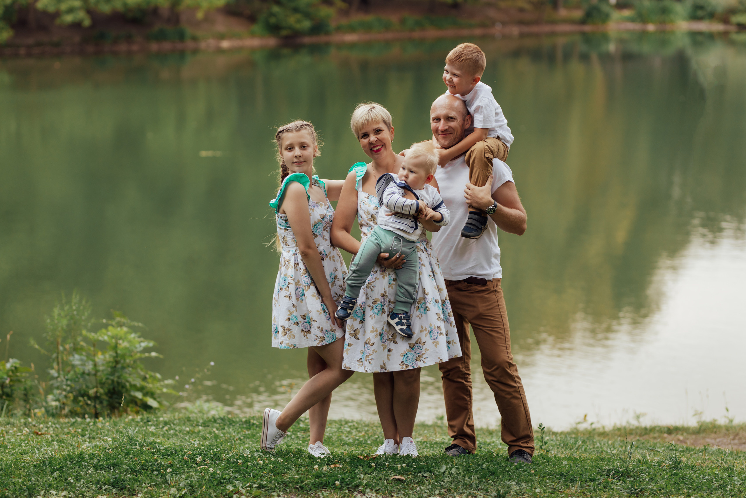 Большая дружная семья. Свадебный и семейный фотограф в Туле и области Маша Костина