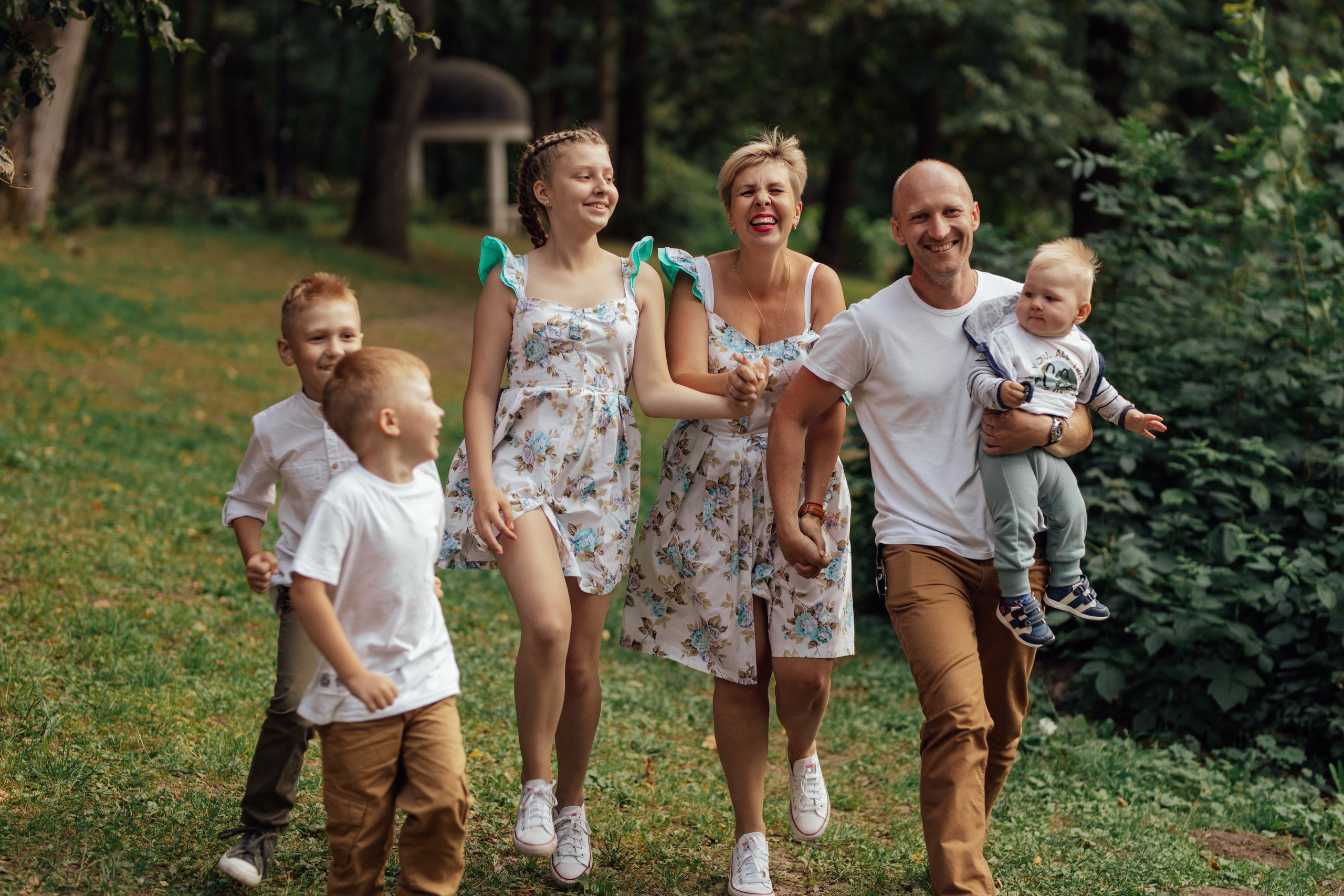 Большая дружная семья. Свадебный и семейный фотограф в Туле и области Маша Костина