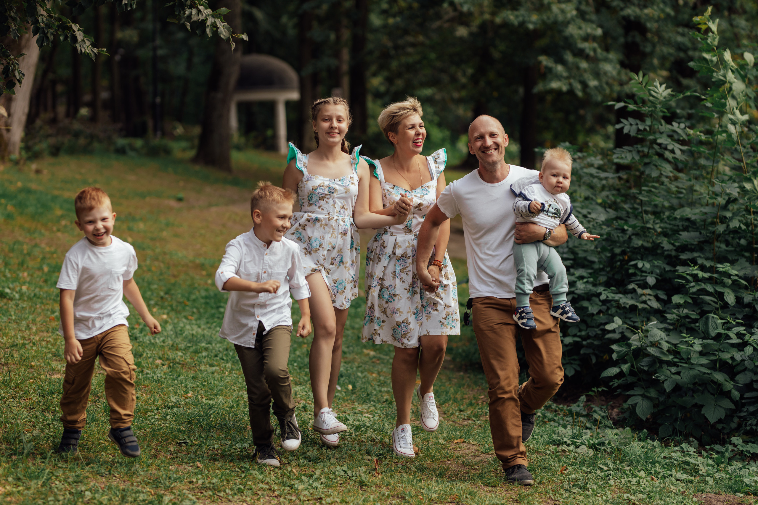 Большая дружная семья. Свадебный и семейный фотограф в Туле и области Маша Костина