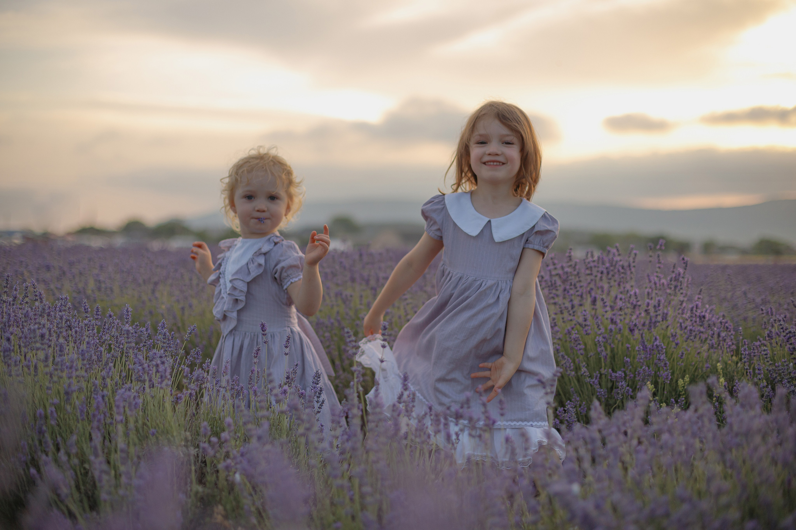 Прогулка на лавандовом поле. Семейный и детский фотограф в Крыму Екатерина Швец
