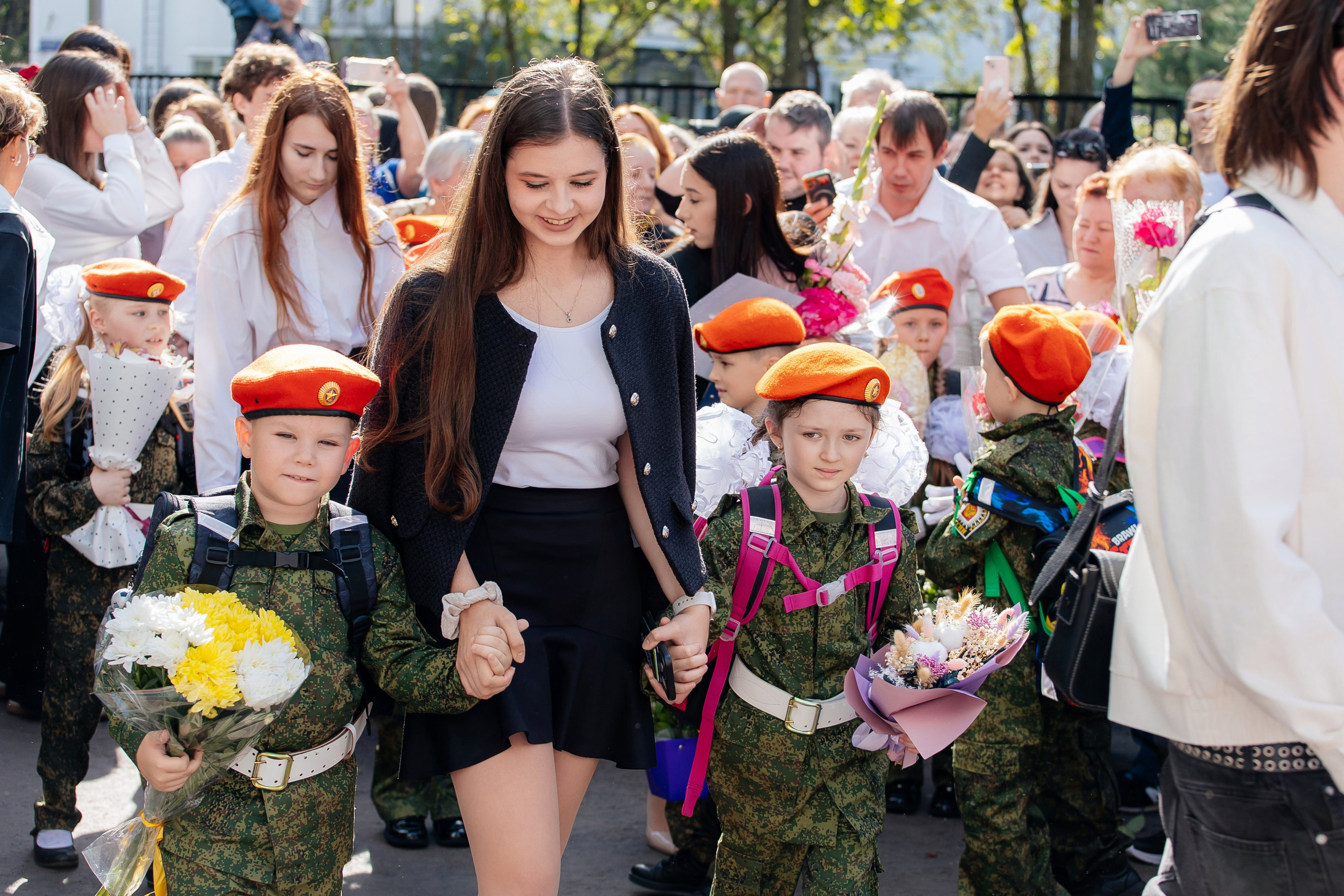1-A класс 1 сентября. Семейный и детский фотограф в Москве Александра Мак