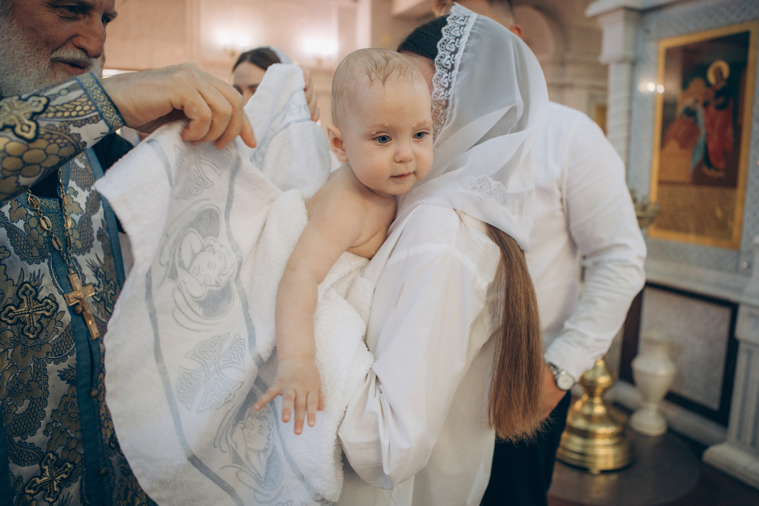 Крещение Софьи. Семейный фотограф и фотограф на роды в Ростове-на-Дону Мухина Виктория