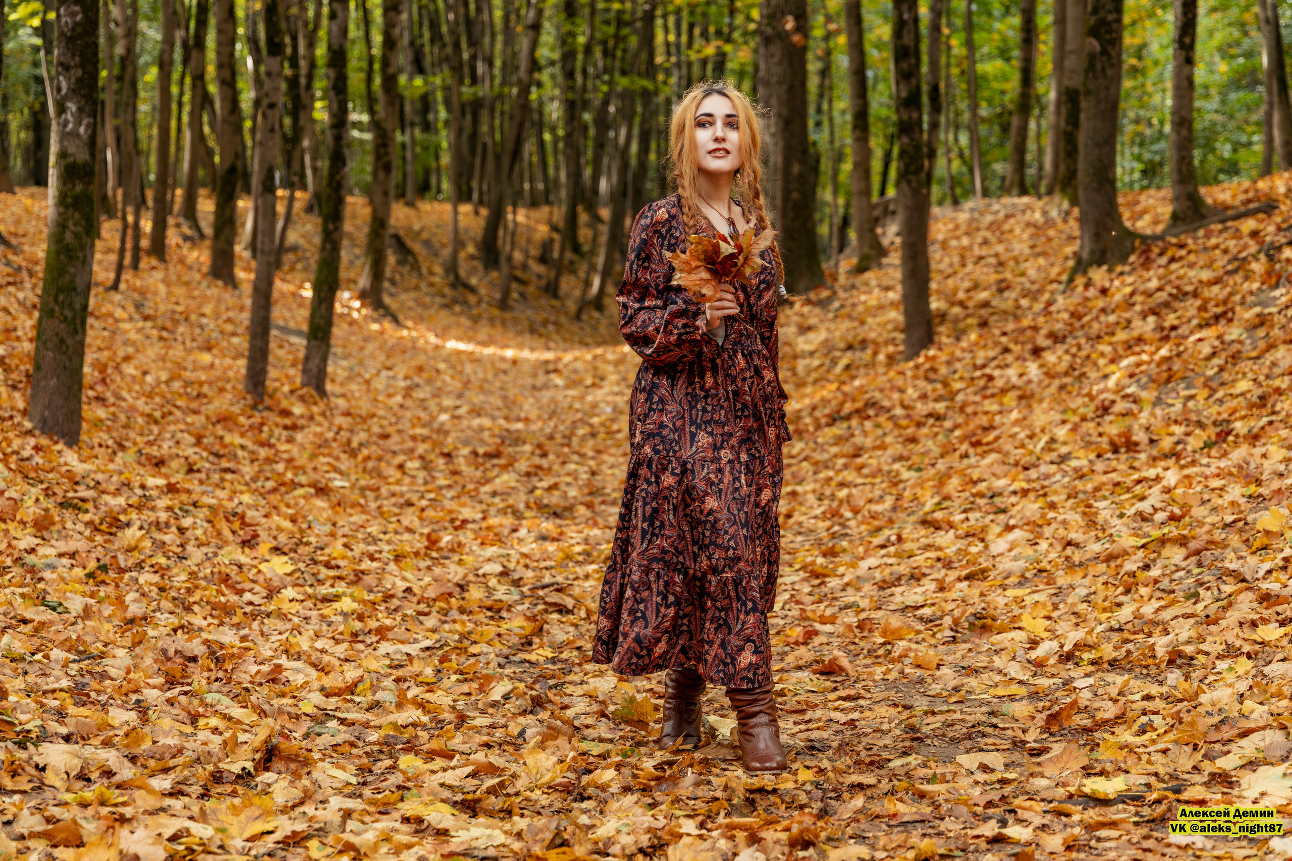 Яна. Фотосессия в Покровское-Стрешнево. Репортажный, семейный и студийный фотограф в Москве Демин Алексей