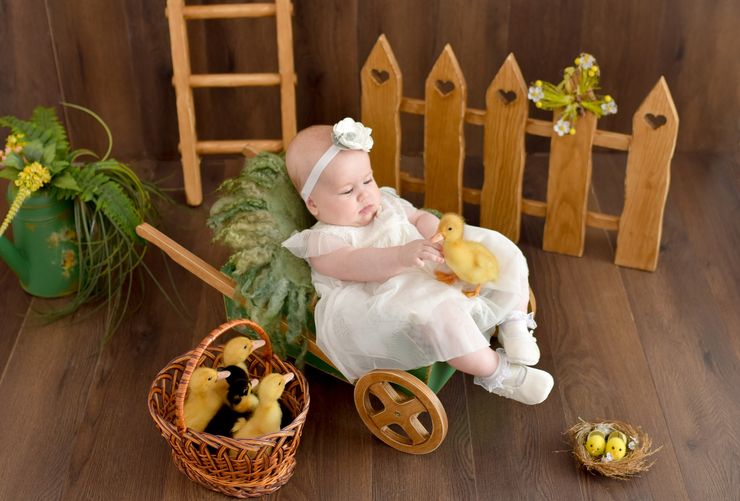 ПРОЕКТ «ПАСХАЛЬНЫЙ» С УТЯТАМИ. Фотограф в Ялте Инна Найден. Детский и семейный фотограф