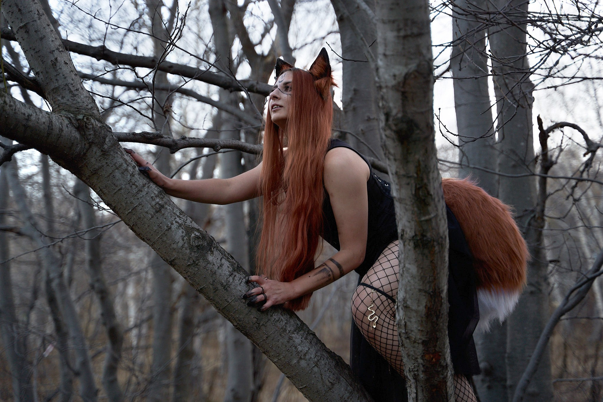 Тематическая фотосессия Татьяны на природе. Студийный фотограф в Петропавловске-Камчатском