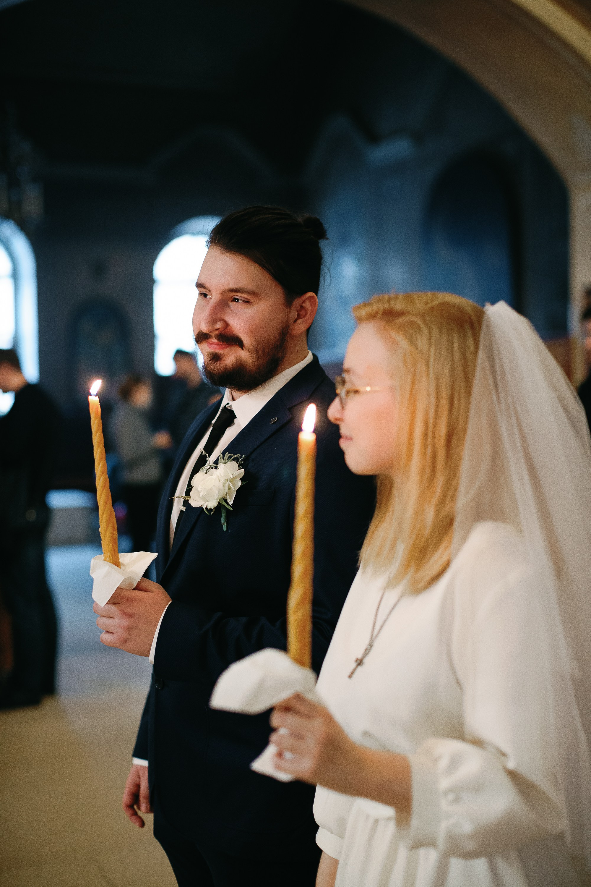 Венчание в храме свв. бесср. Космы и Дамиана в Шубине. Фотограф Арсений Юревич.