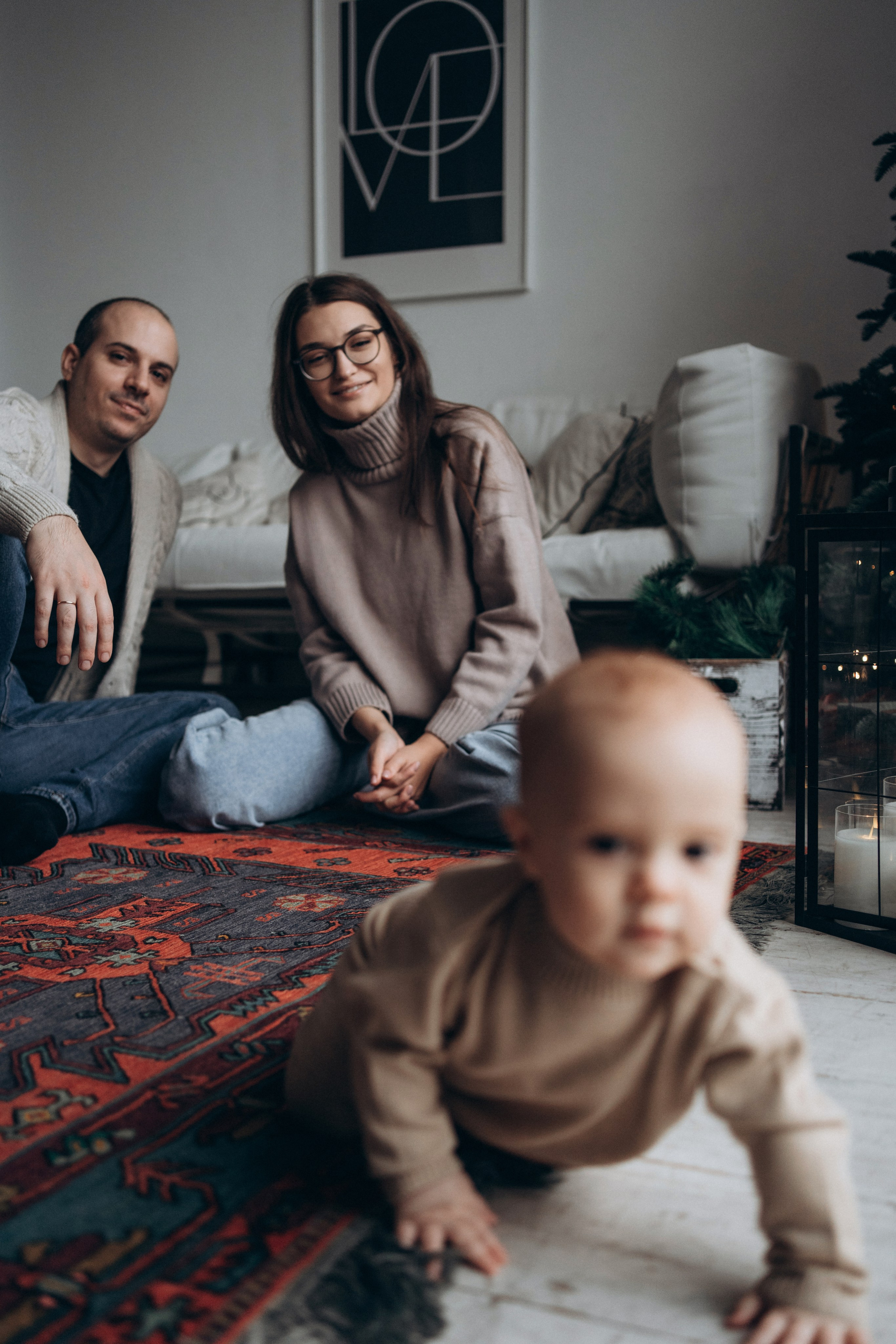 Рождественская история. Фотограф новорожденных и малышей до года в Москве Анастасия Соколова