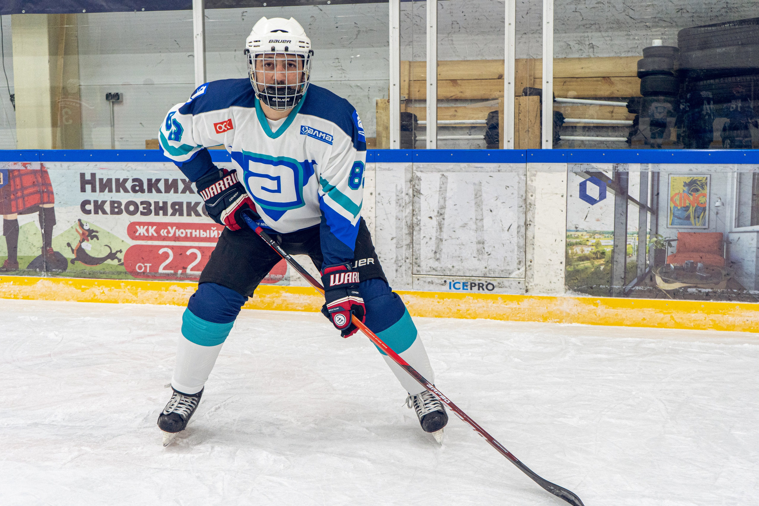 Тренировка по хоккею «ЦМКБ «Алмаз»