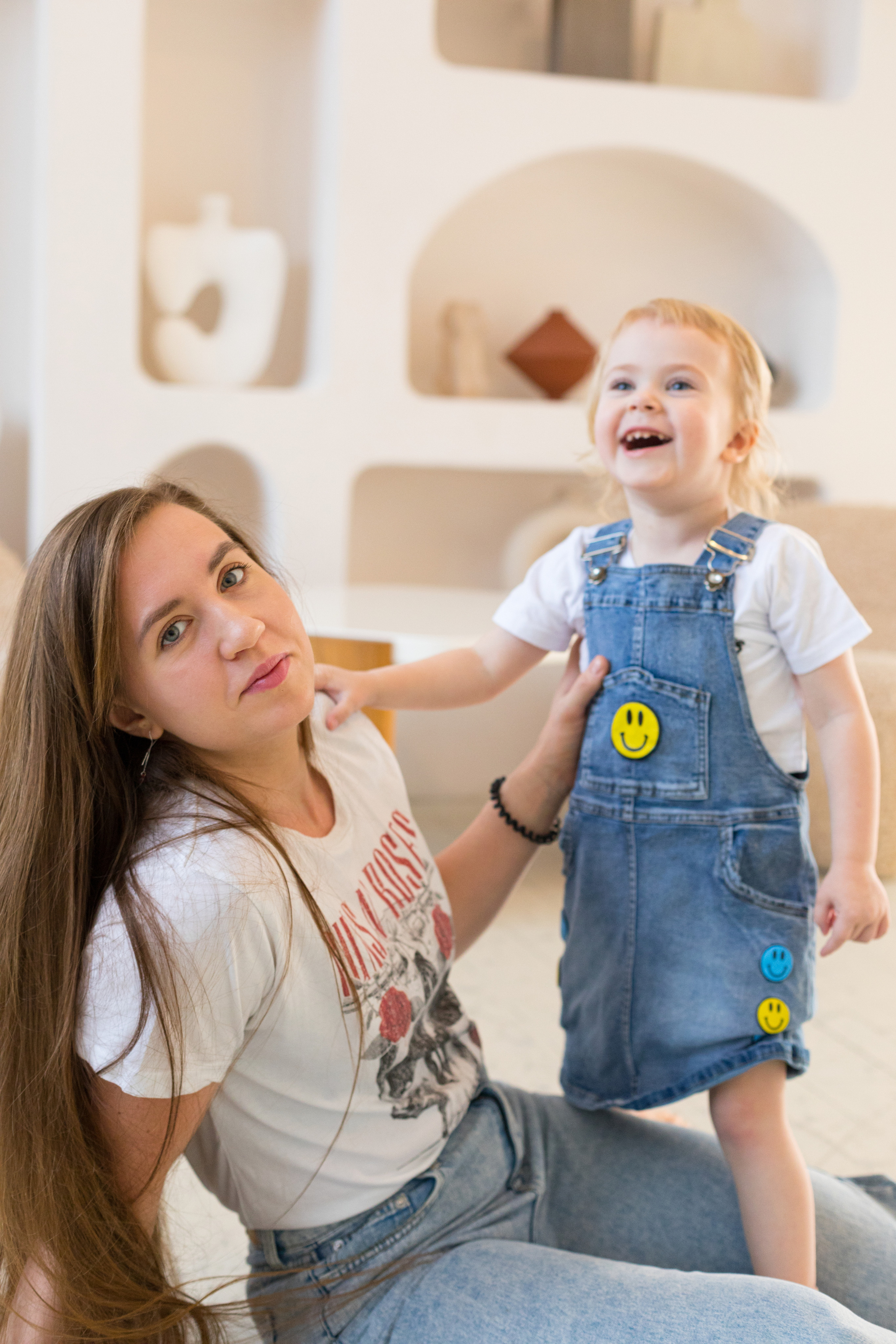 Семейная фотосессия в студии с ребенком. Детский и контент фотограф Надя Волкова Санкт-Петербург