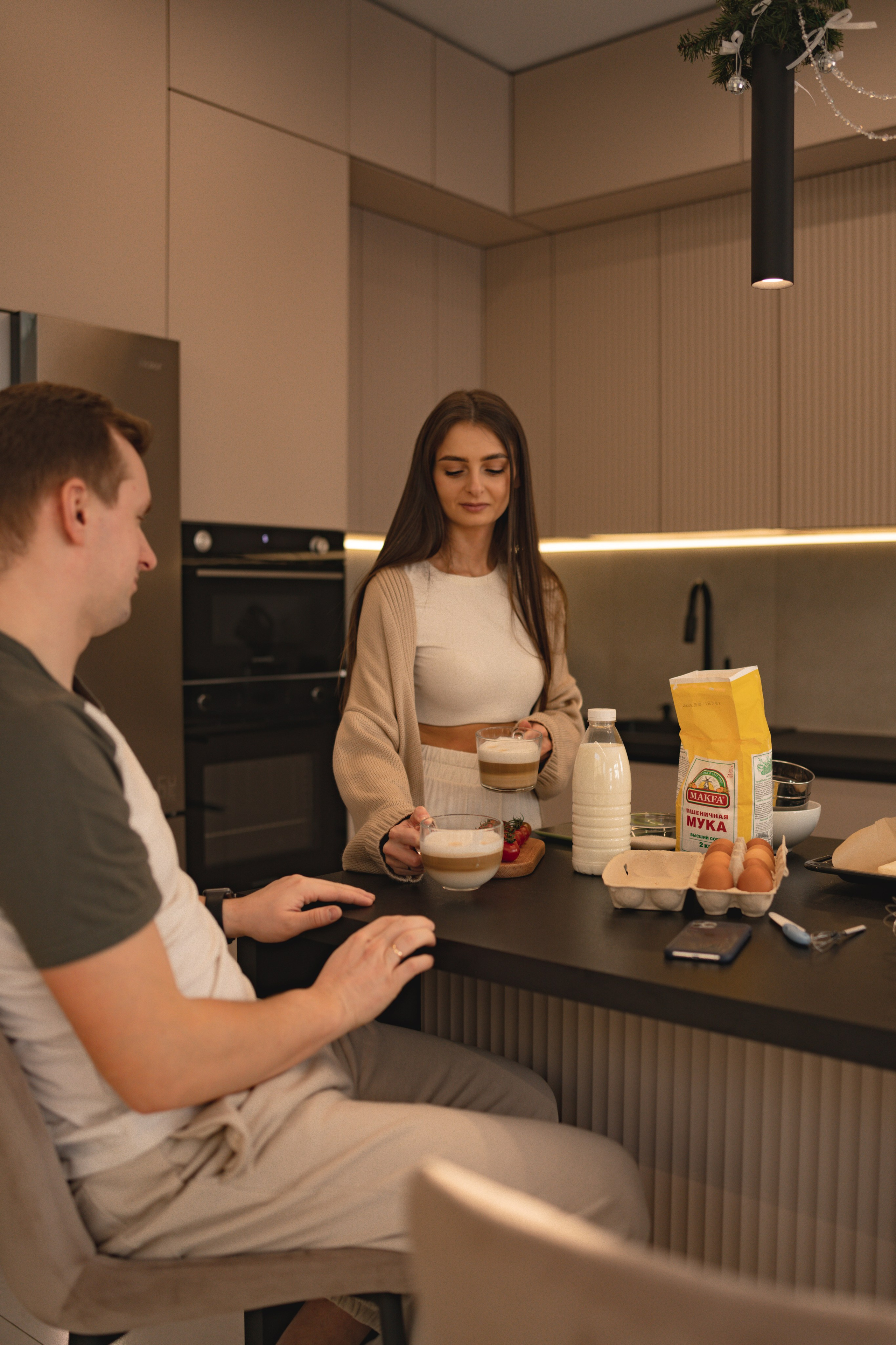 Домашняя съемка семьи Ксении и Алексея. Семейный и портретный фотограф в Санкт-Петербурге Татьяна Гримоть