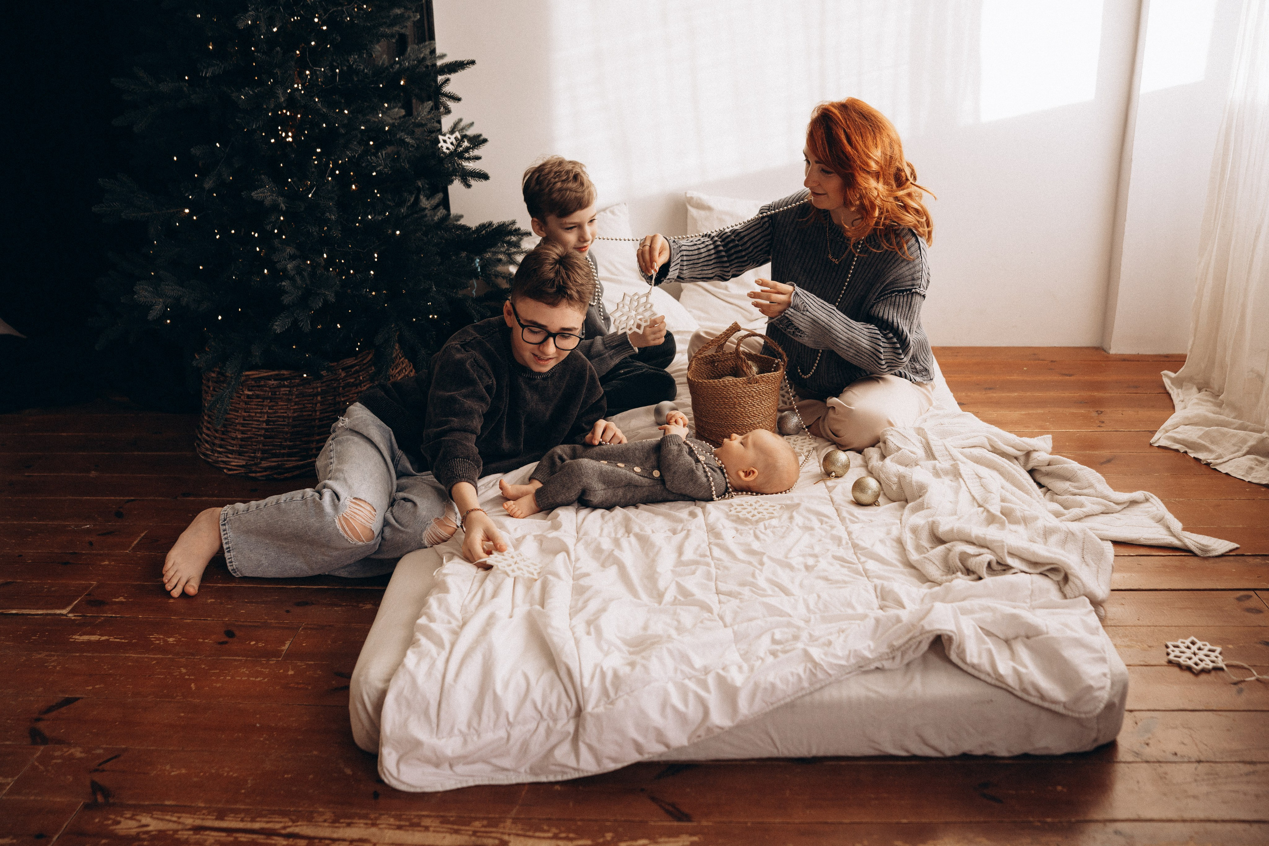 В ожидании 2026. Фотограф Новорожденных в Москве. Семейные истории в стиле LIFE