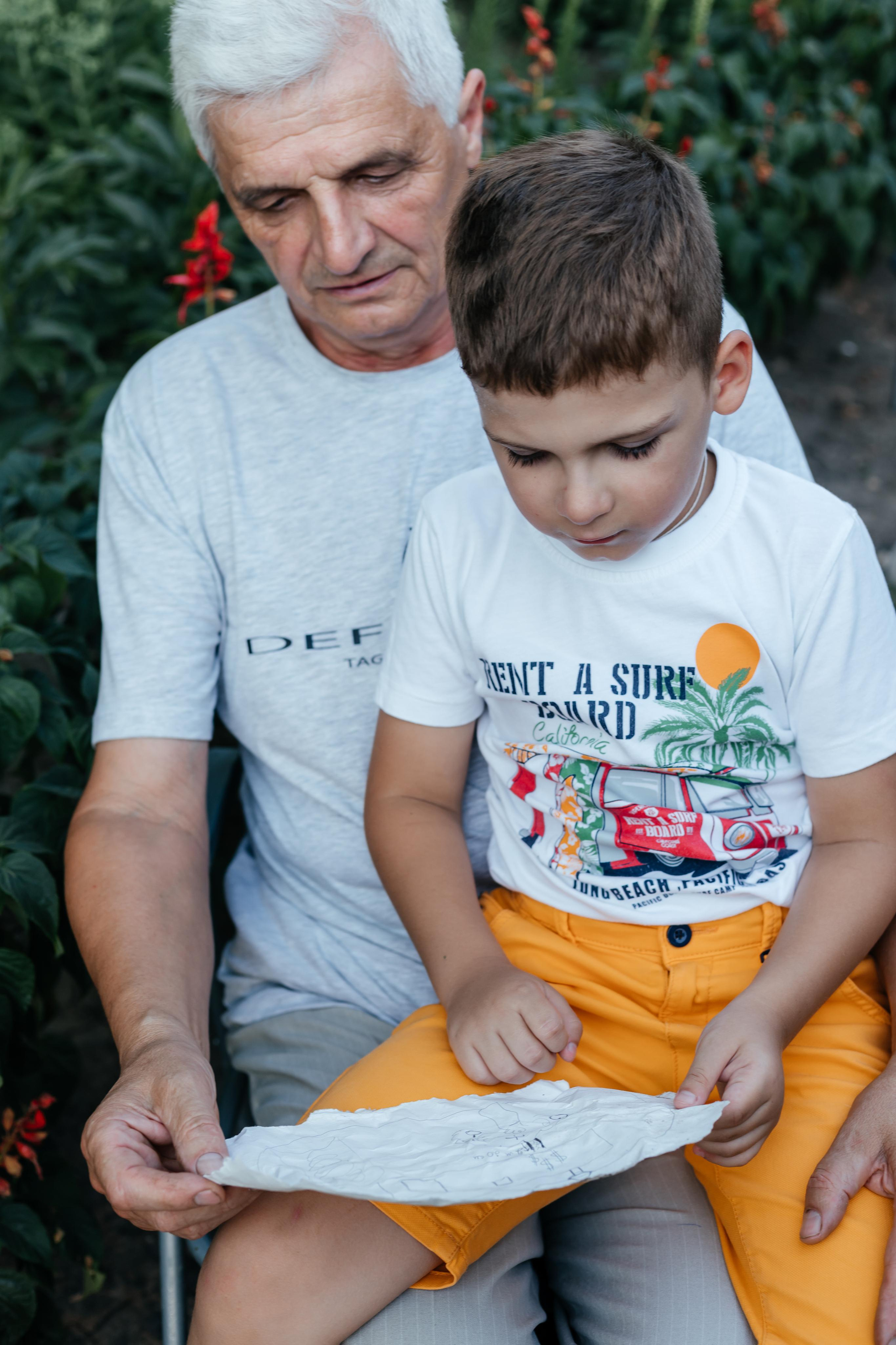 В гостях у дедушки. Свадебный и семейный фотограф Краснова Юлия