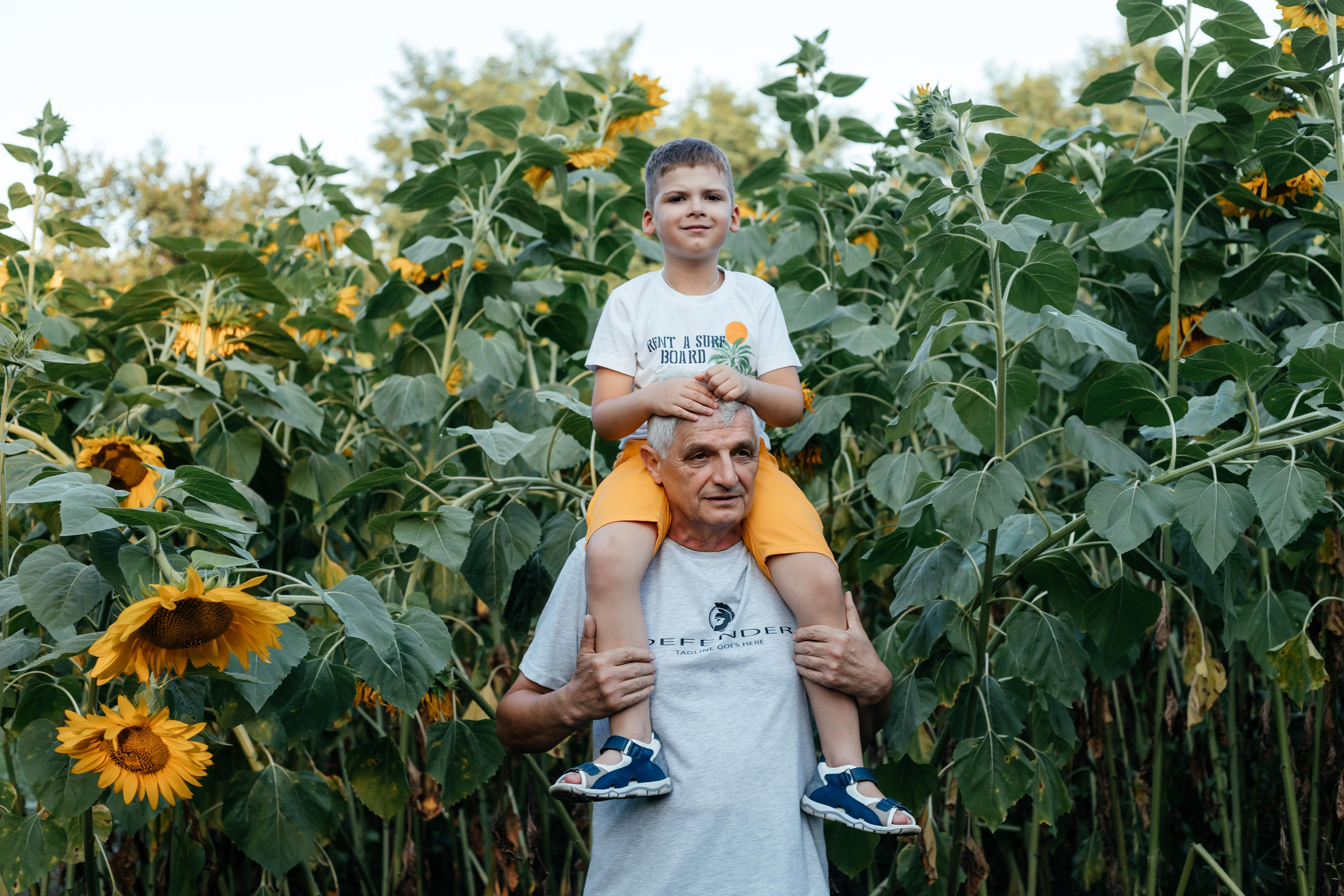 В гостях у дедушки. Свадебный и семейный фотограф Краснова Юлия