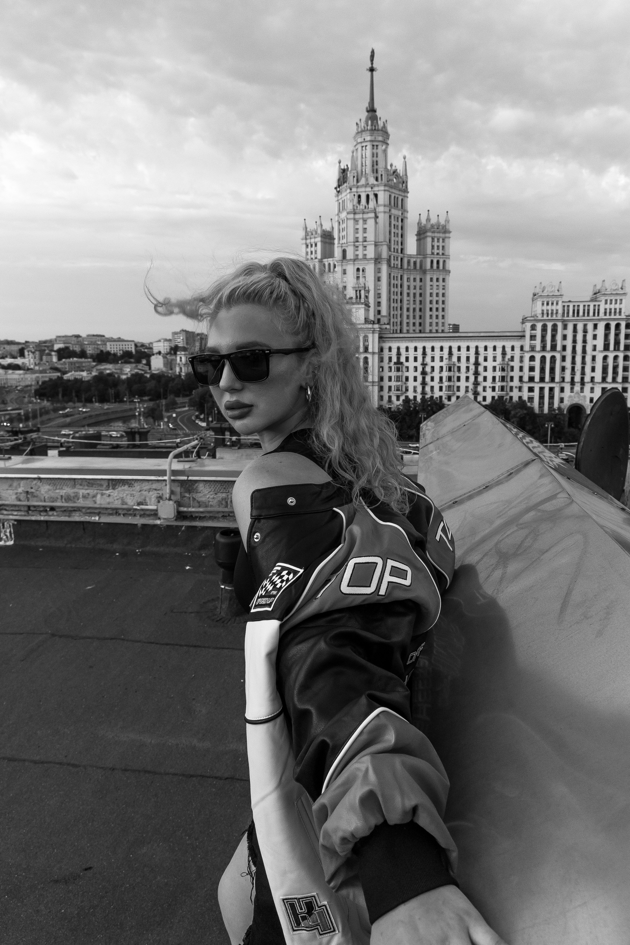 На крыше. Женский фотограф Москва, Лобня