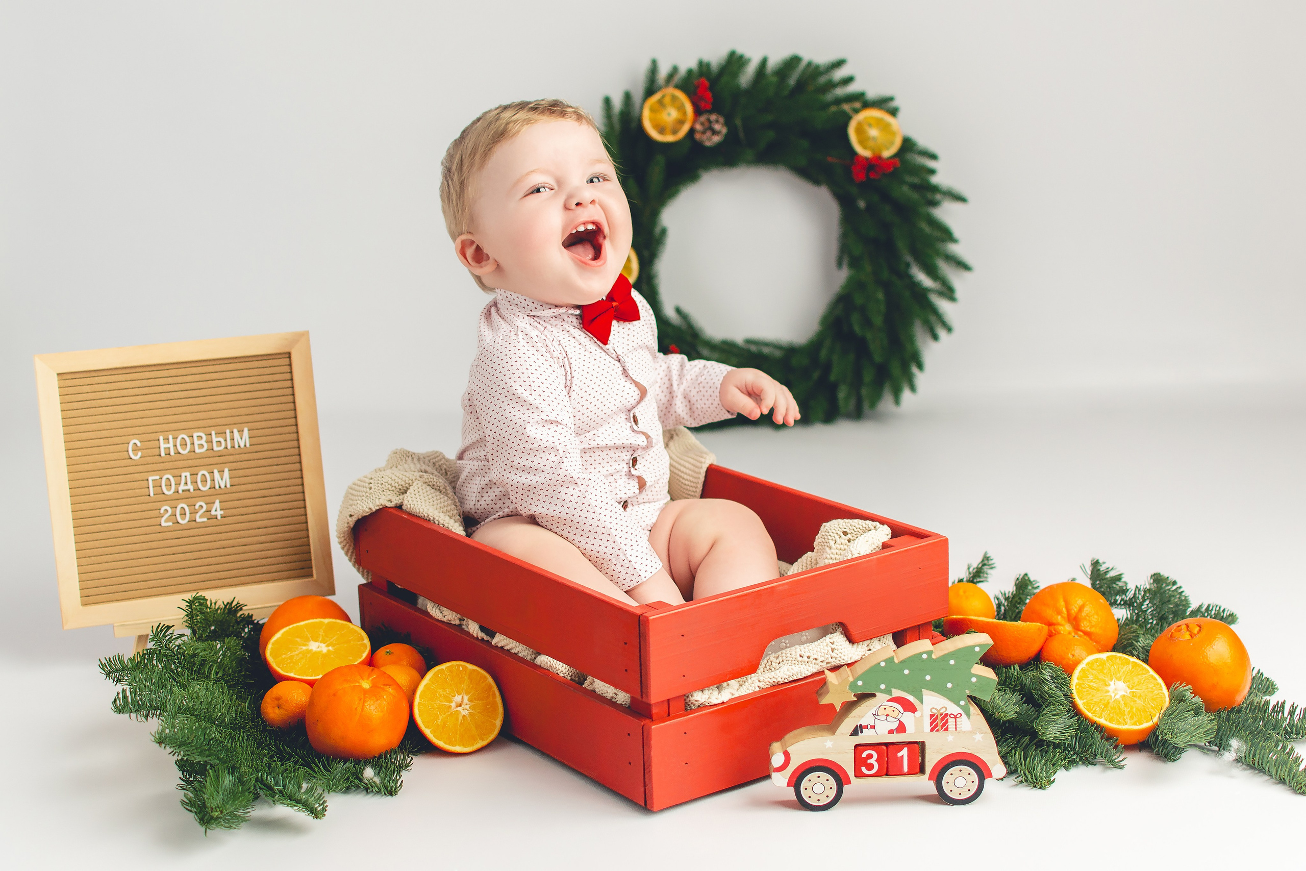 НОВЫЙ ГОД. Фотограф новорождённых в Санкт-Петербурге Наталья Булгакова