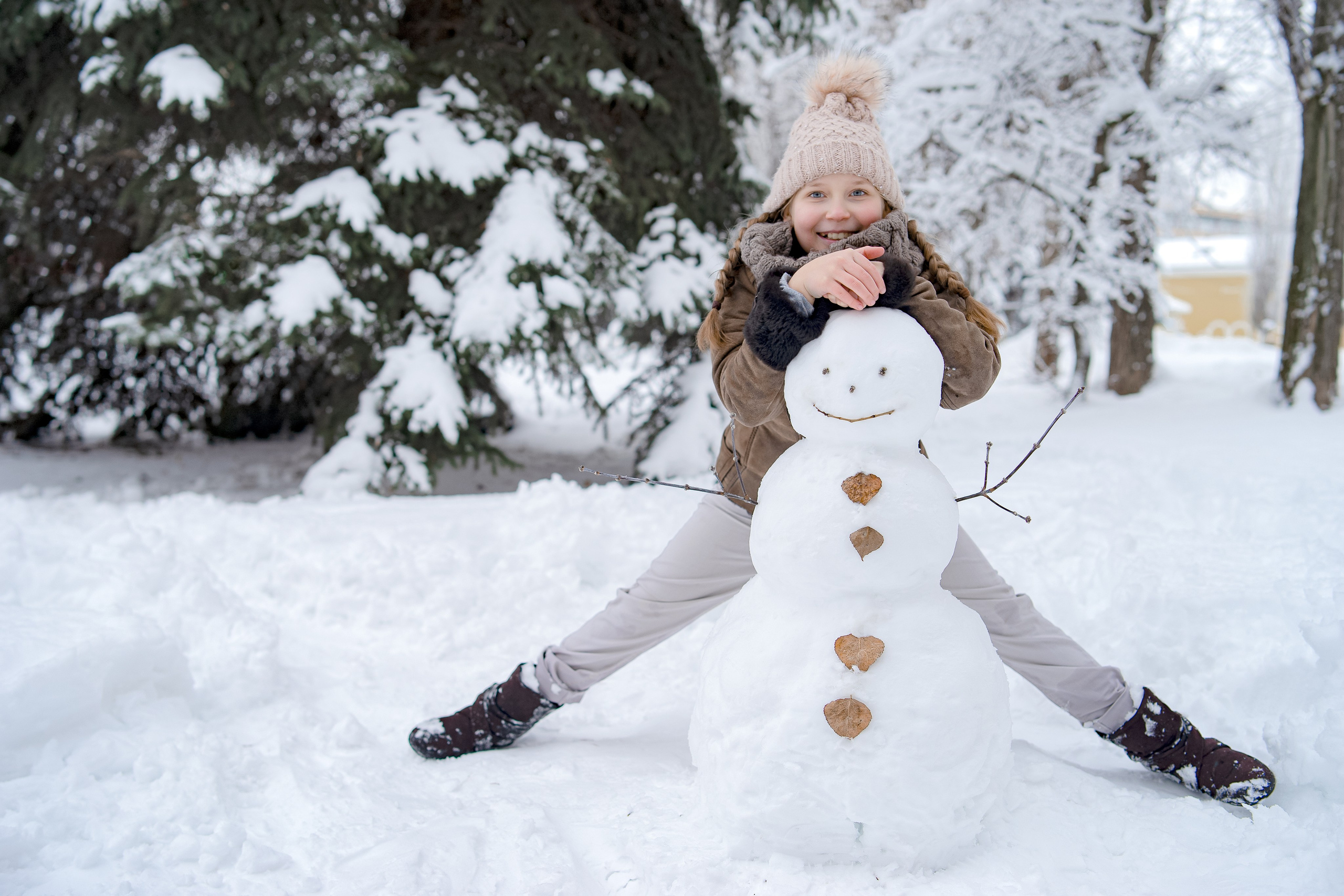 Снеговик. Фотограф Людмила Панюхина г. Нижний Новгород