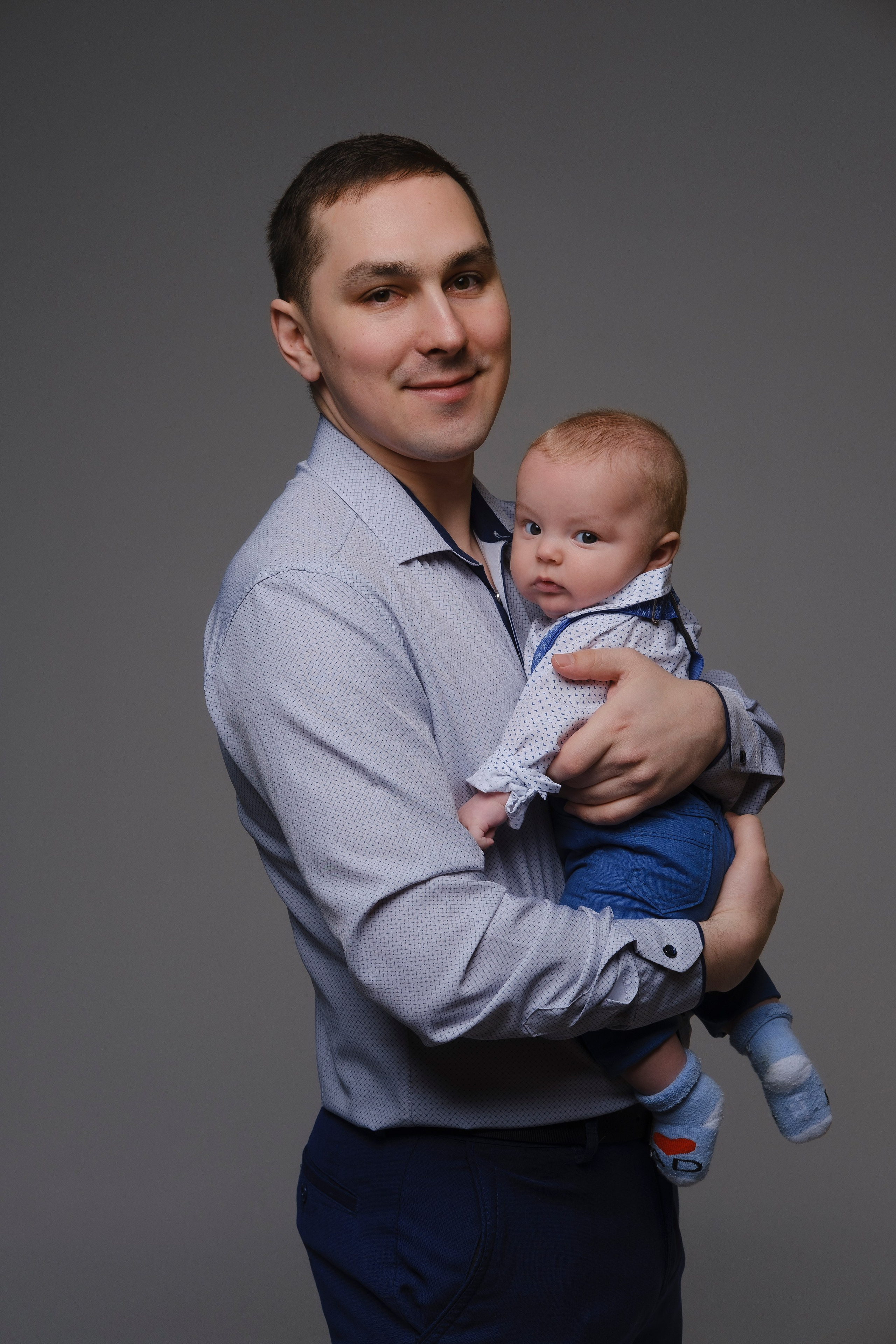 фотосессия папа и малыш