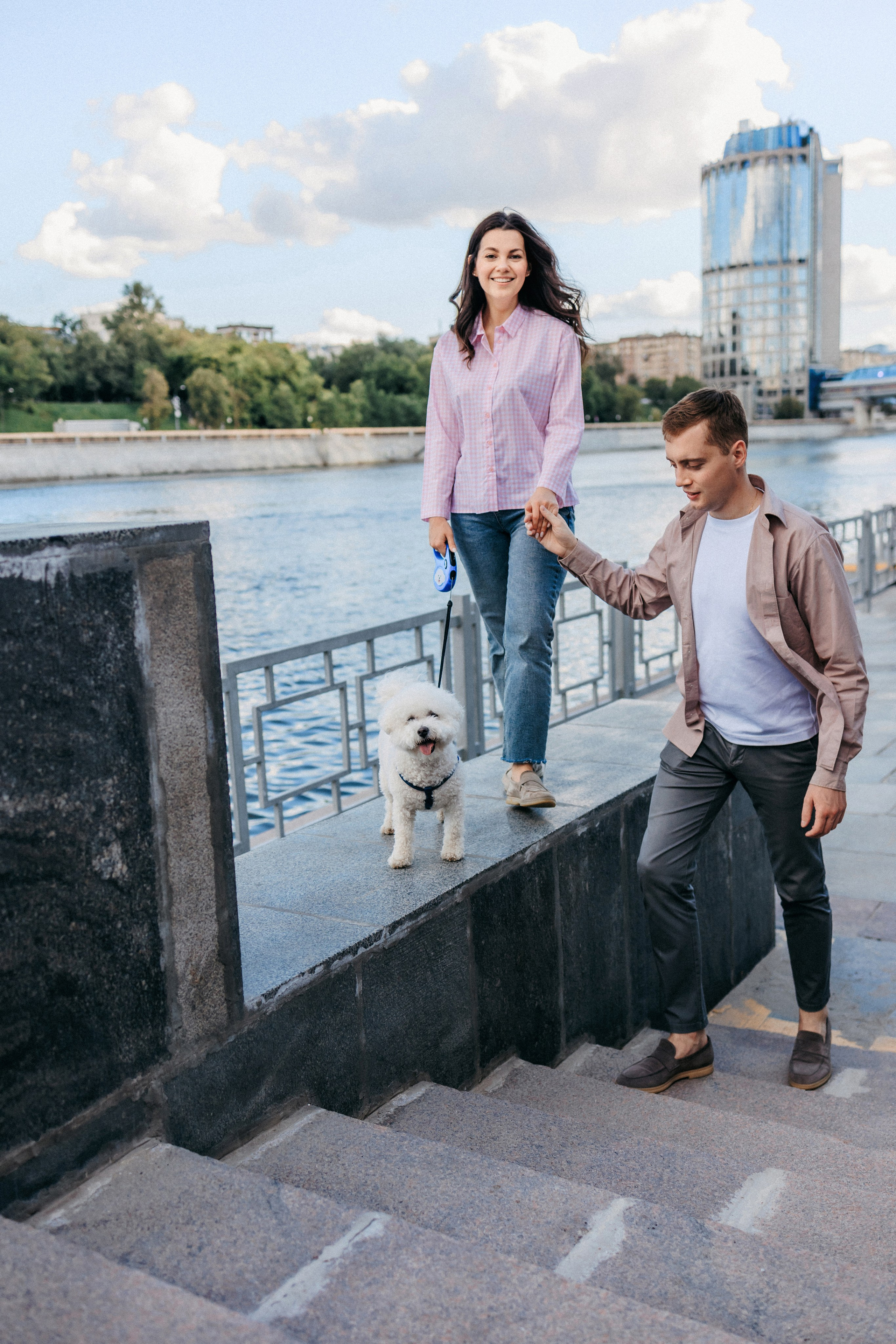 Марина, Данил и Бруно. Фотограф-анималист Елена Радченко, Москва
