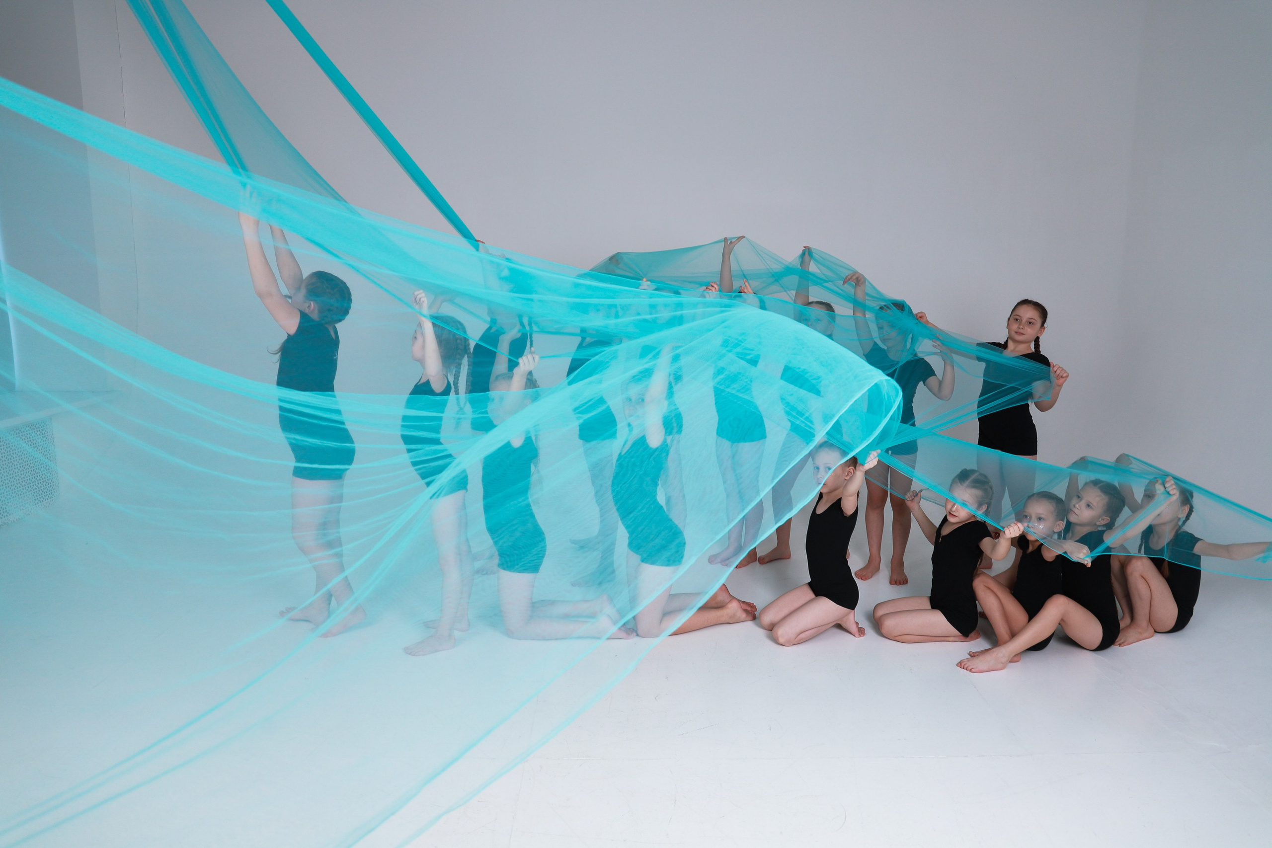 Сьемка на циклорамме. Фотограф Юлия Мальцева