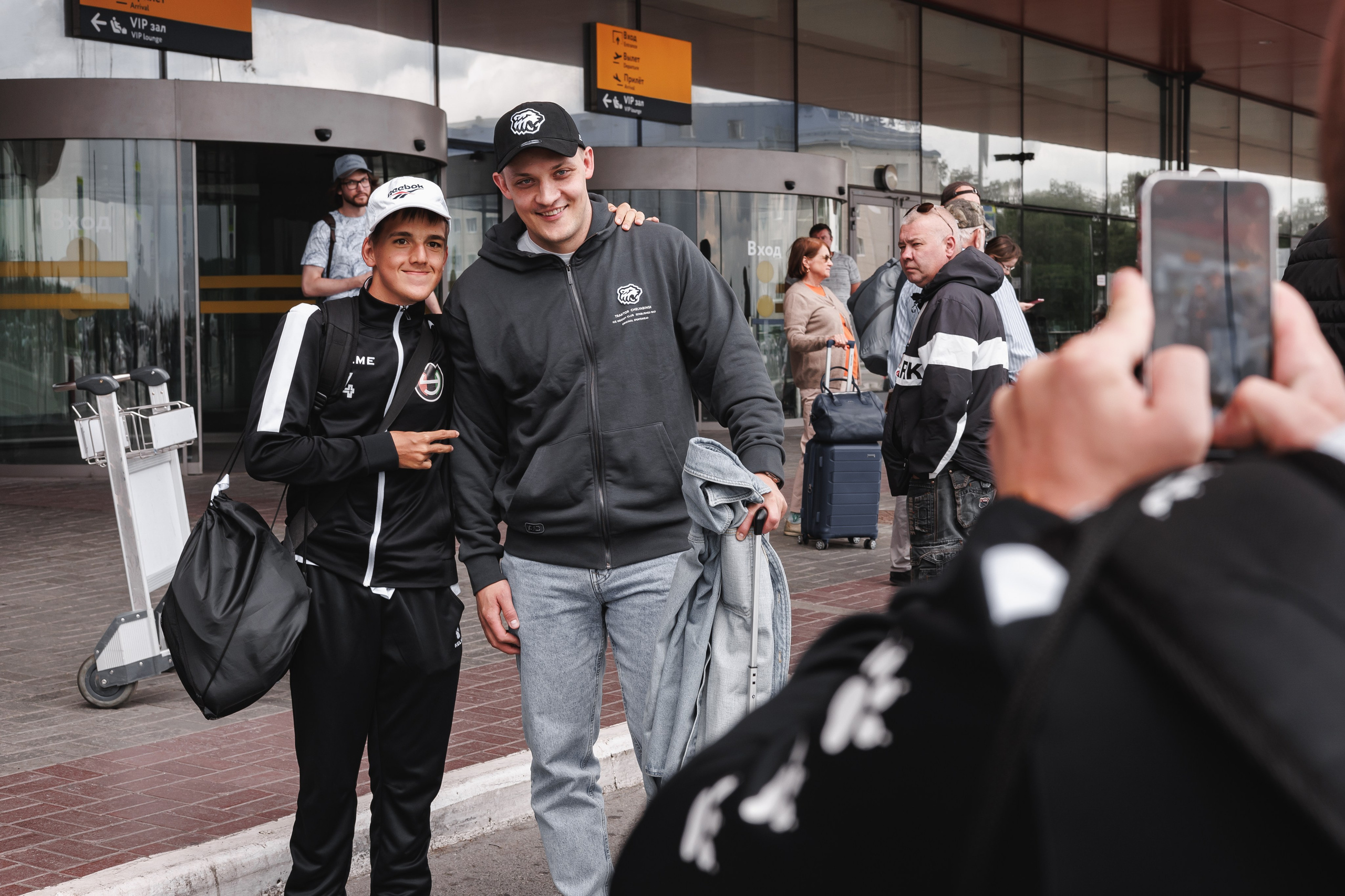 ХК Трактор. Встреча Александра Кадейкина и Андрея Светлакова