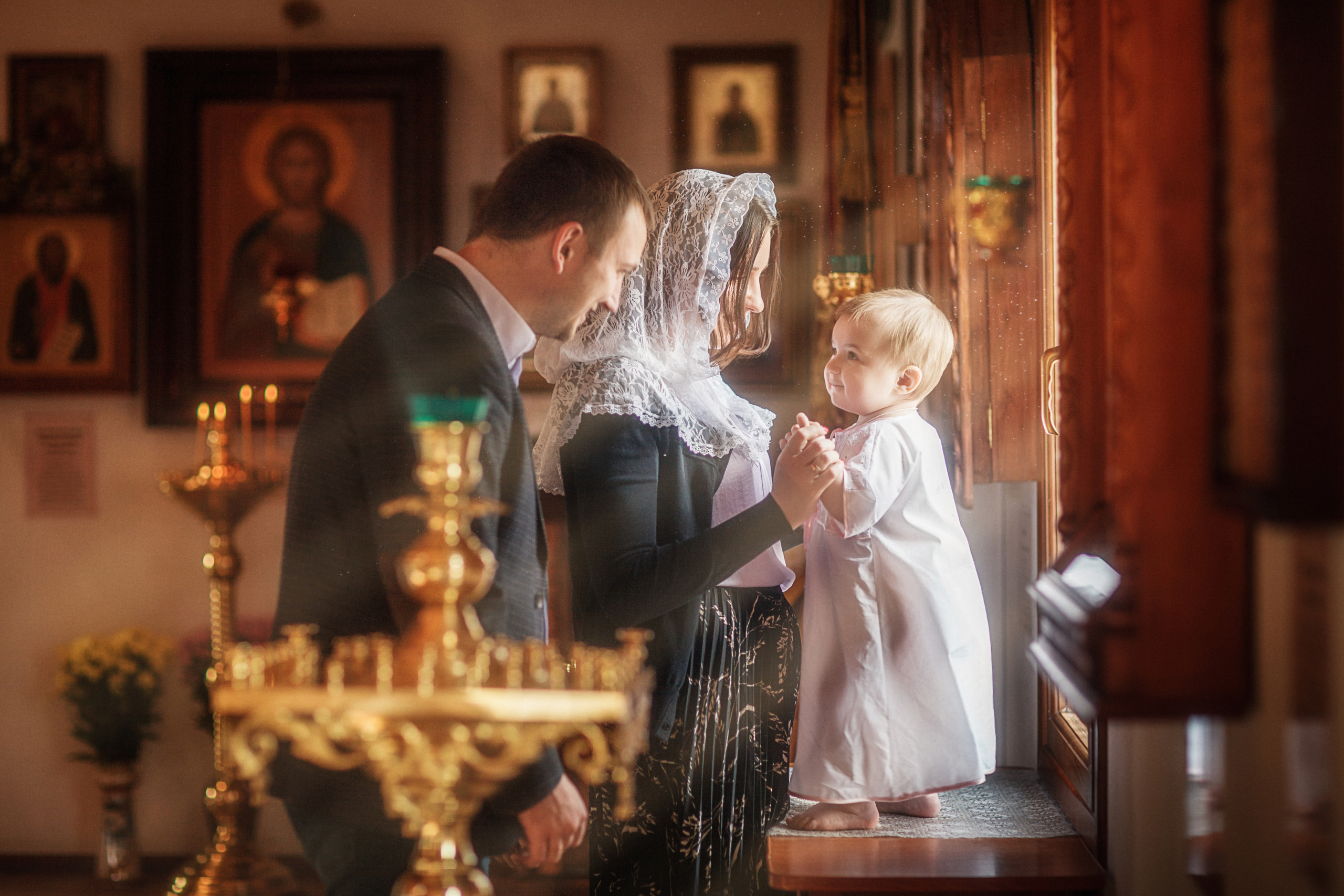 Таинство крещения. Фотографы в городе Волгограде — Людмила Агеева и Алексей Околелов