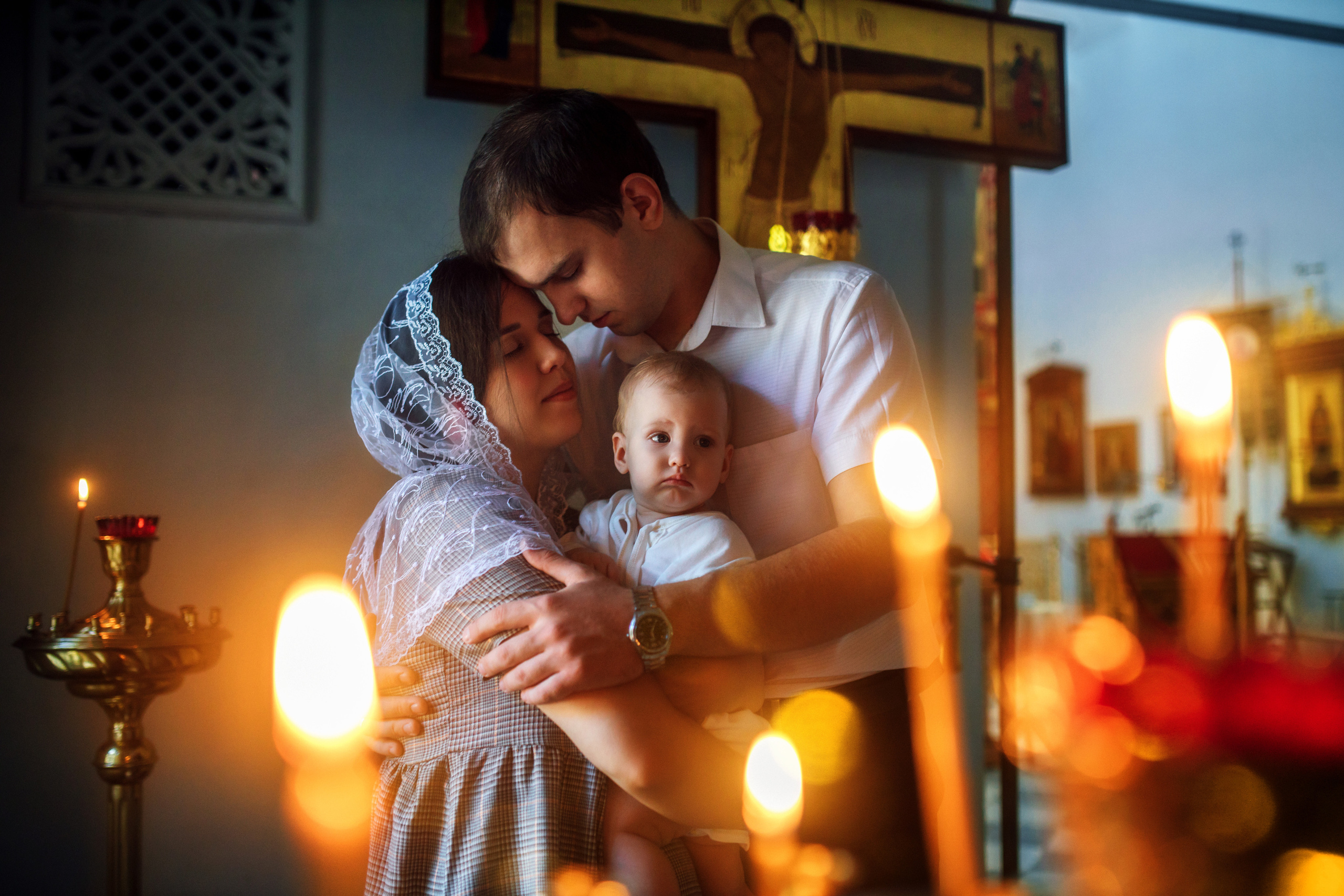 Таинство крещения. Фотографы в городе Волгограде — Людмила Агеева и Алексей Околелов